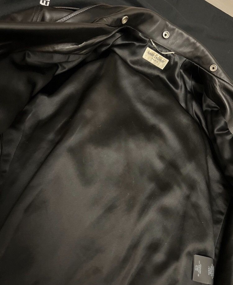 Saint Laurent Paris × Yves Saint Laurent Saint Laurent slp L01 leather jacket Size US L / EU 52-54 / 3 - 9 Thumbnail