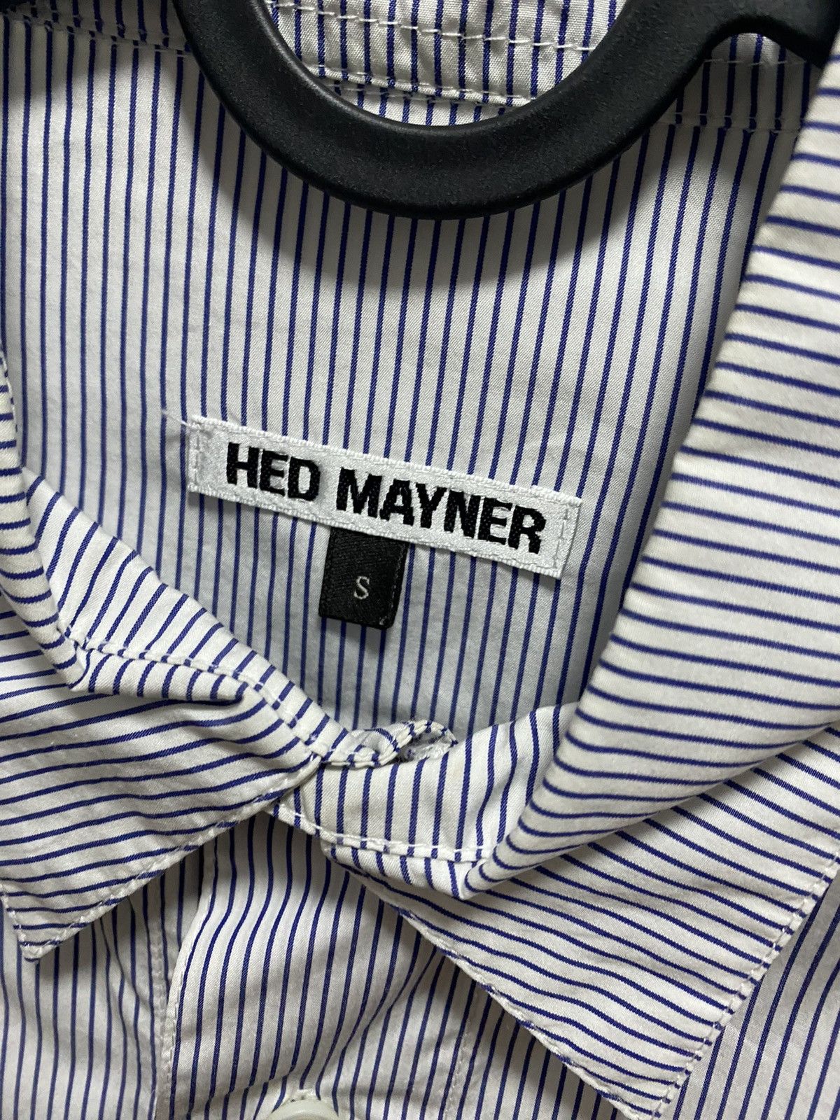 Hed Mayner Striped oversized shirt Size US S / EU 44-46 / 1 - 5 Thumbnail