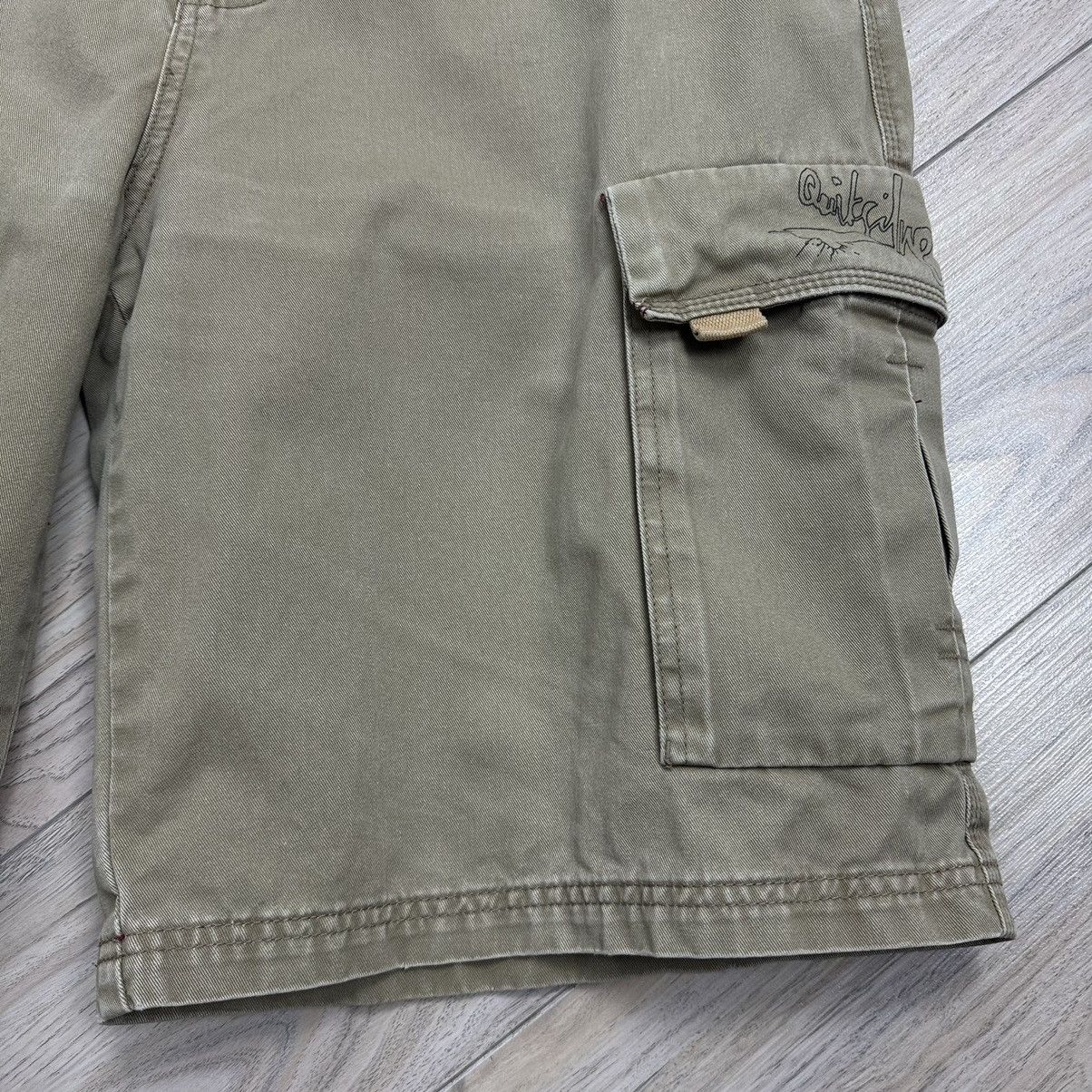 Quiksilver Crazy Vintage 90s Quiksilver Baggy Cargo Utility Shorts Size US 36 / EU 52 - 5 Thumbnail