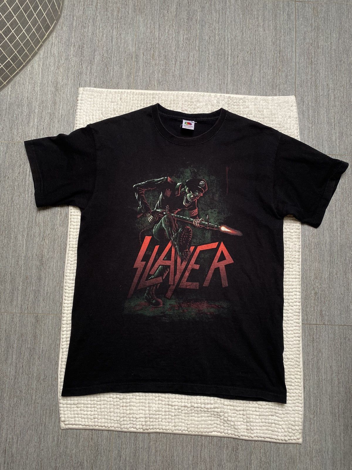 Band Tees × Slayer × Vintage Slayer tour tee 2007 skull soldier y2k alternative opium Size US L / EU 52-54 / 3 - 11 Thumbnail