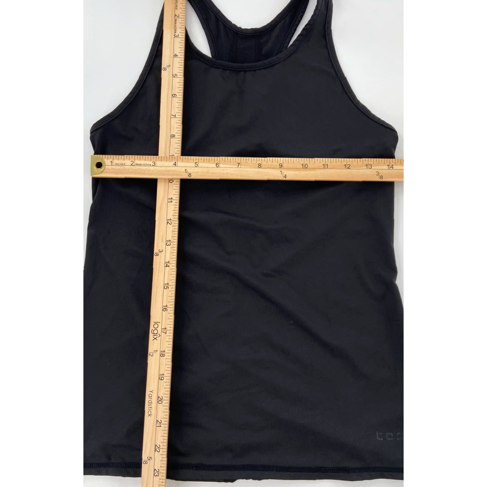 Logo 7 Tesla Shirt Womens Small Black Athletic Racerback Tank Top Active Logo Tee Size S / US 4 / IT 40 - 5 Thumbnail