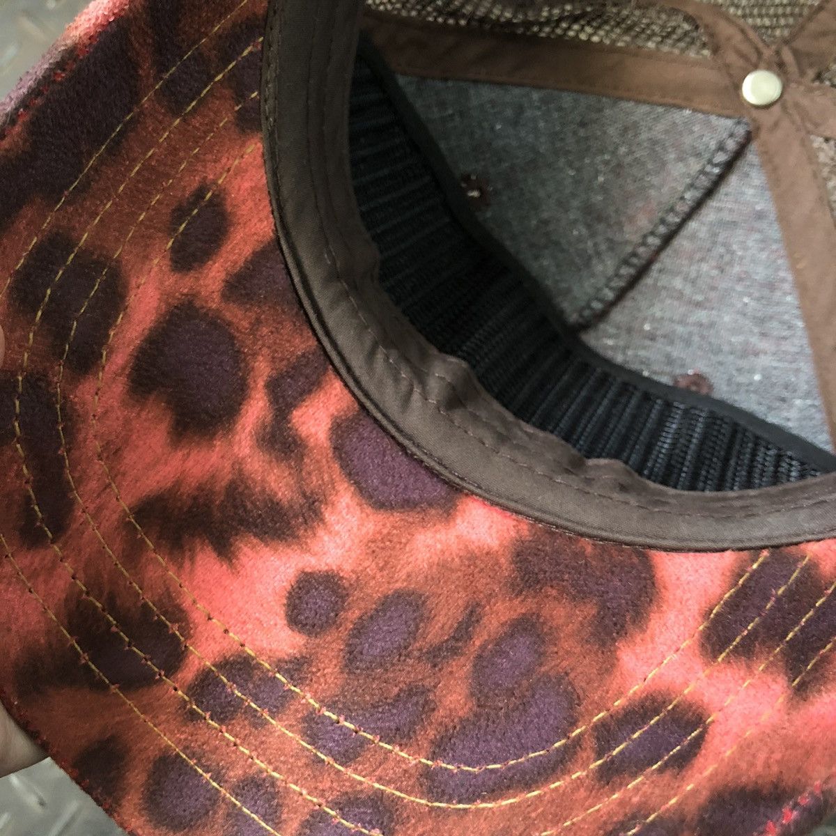 Von Dutch Von Dutch Eric Bostrom Leopard Suede Trucker Hat Rare Size ONE SIZE - 9 Thumbnail