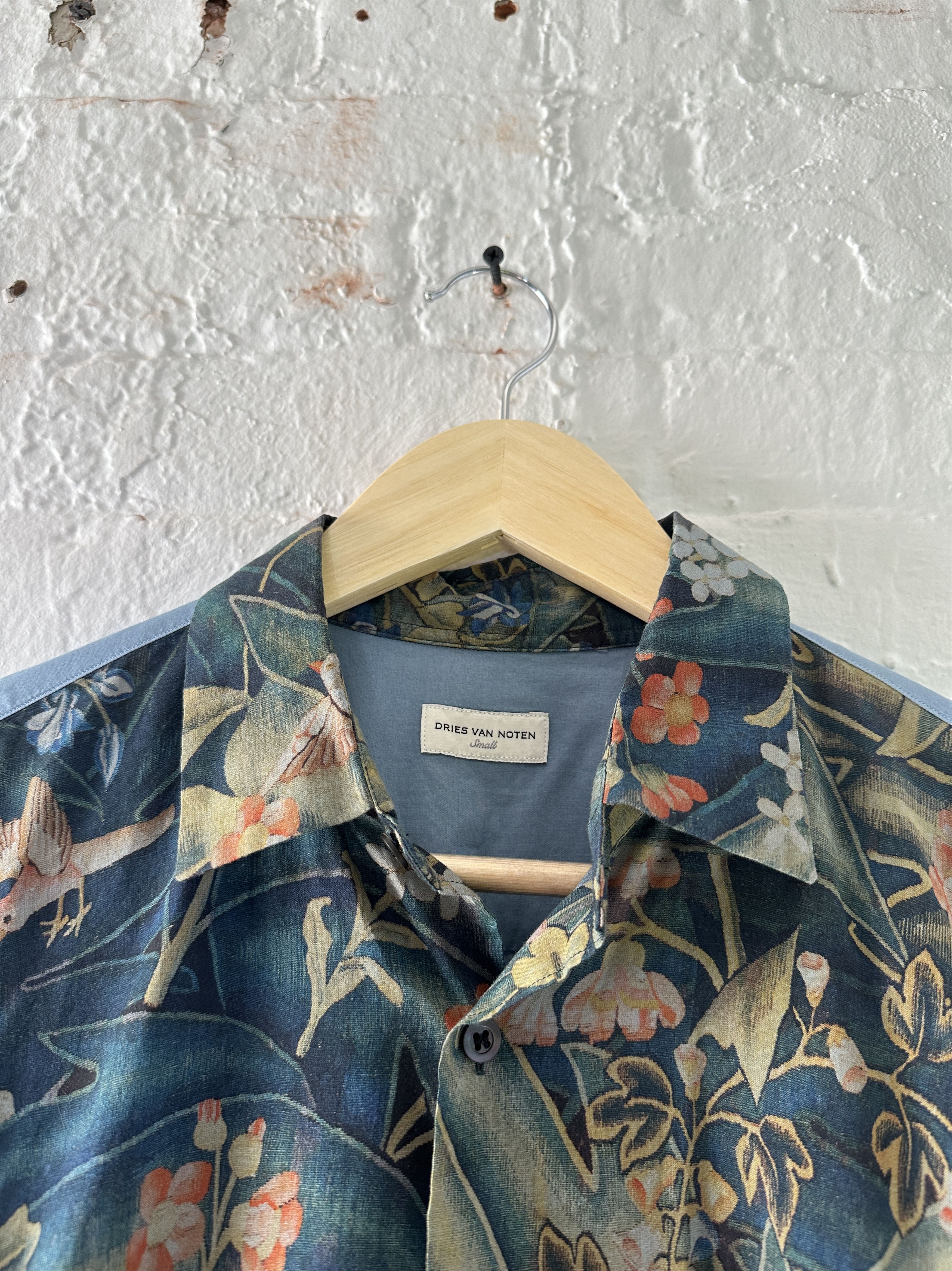 Dries Van Noten Dries Van Noten Floral Button Up Shirt Size US S / EU 44-46 / 1 - 2 Thumbnail