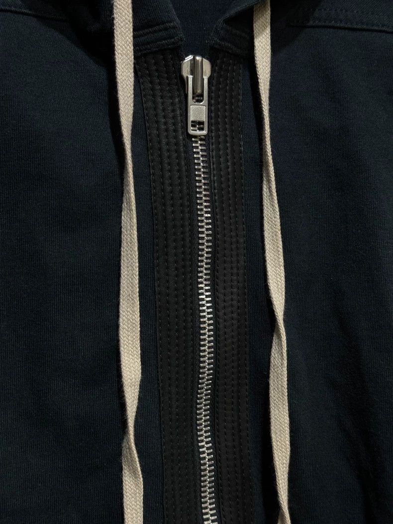 Rick Owens Rick Owens size 36 15ss mainline leather hood zipper hoodie Size US S / EU 44-46 / 1 - 4 Thumbnail