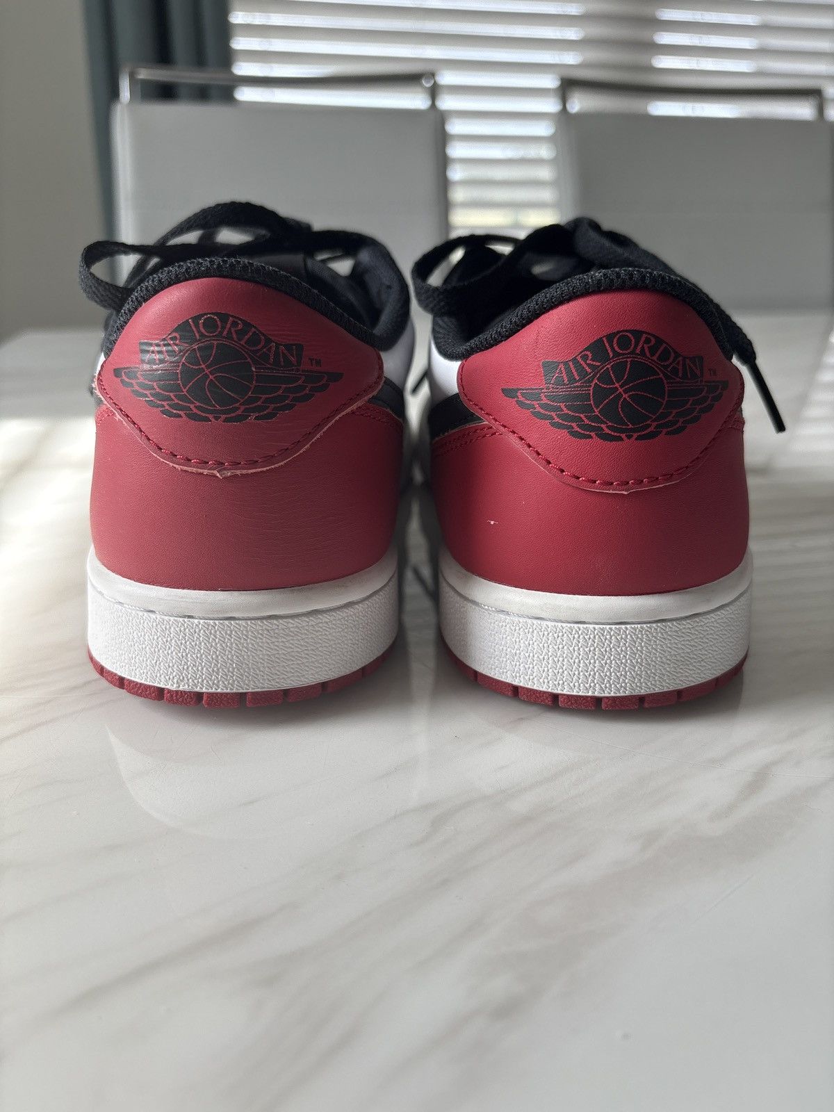 Jordan Brand Jordan 1 Retro Low OG Black Toe Size US 8.5 / EU 41-42 - 5 Thumbnail