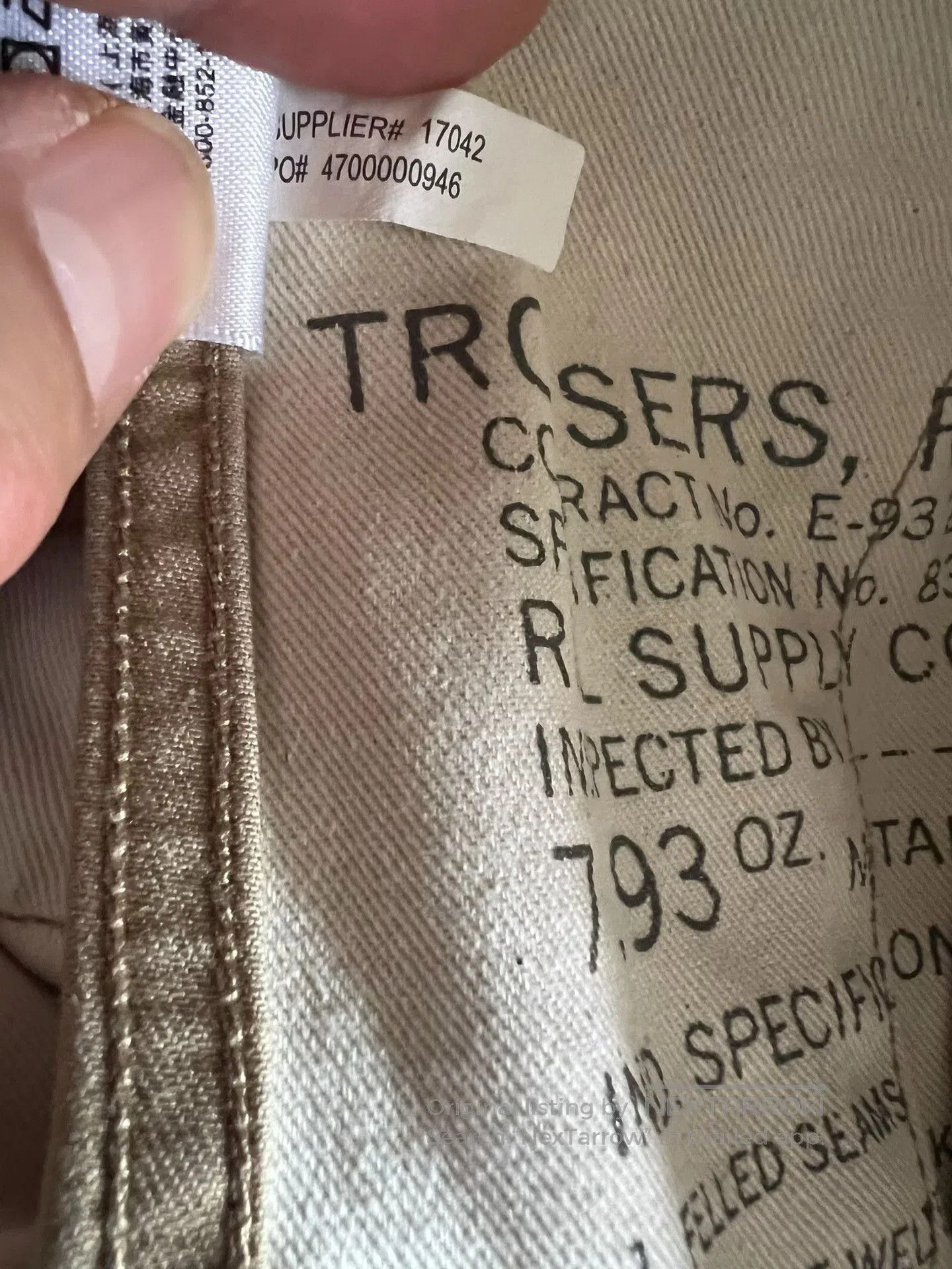 RRL Ralph Lauren RRL Double RL Khaki Cargo Pants. Size US 28 / EU 44 - 9 Thumbnail