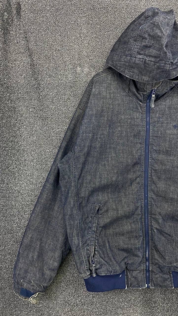 Columbia Vintage Columbia Hooded Zip Up Denim Jacket Size US XL / EU 56 / 4 - 3 Thumbnail