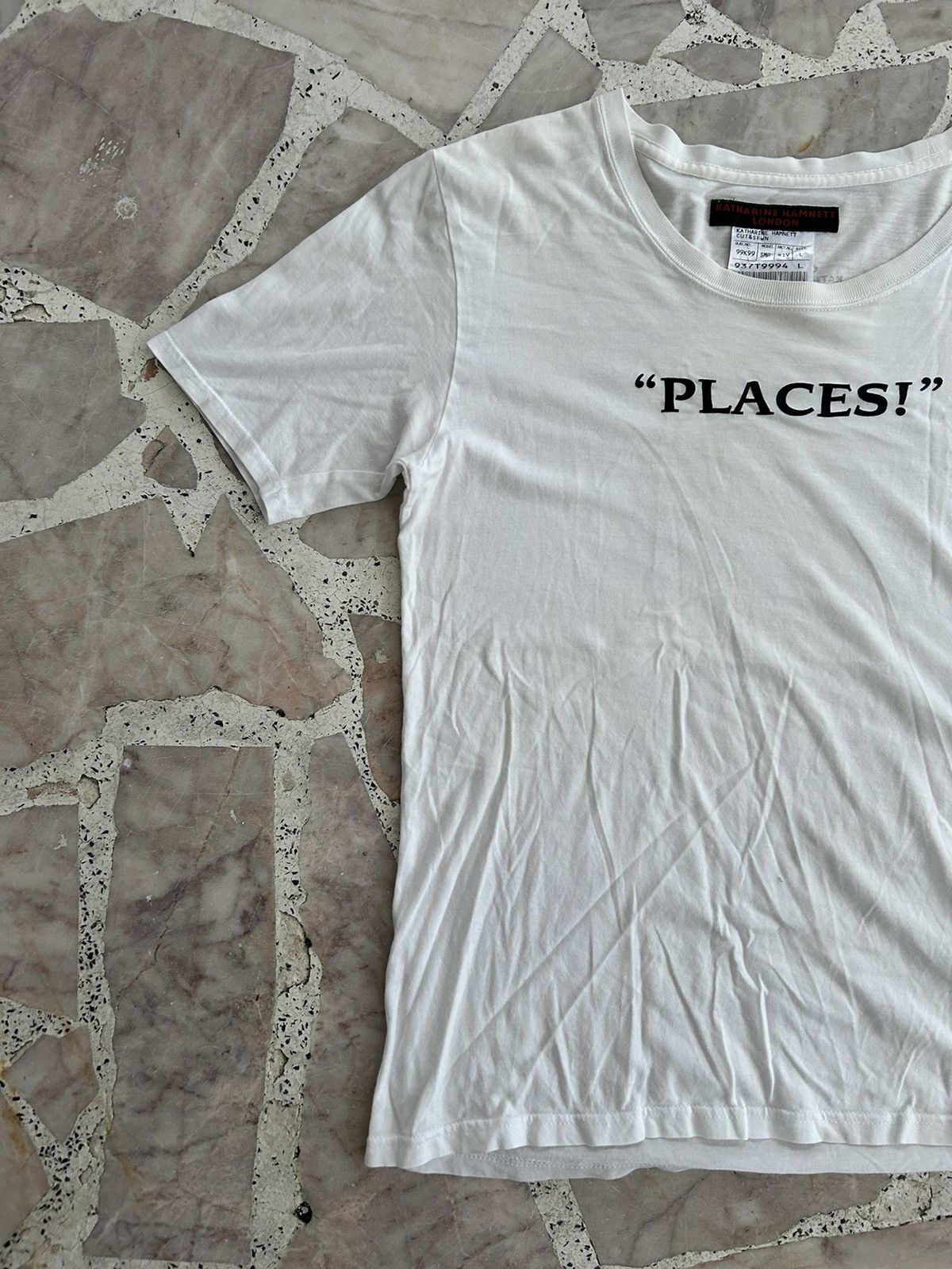 Katharine Hamnett London Katharine Hammnet Places White Fronthit Tee Size XS / US 0-2 / IT 36-38 - 3 Thumbnail