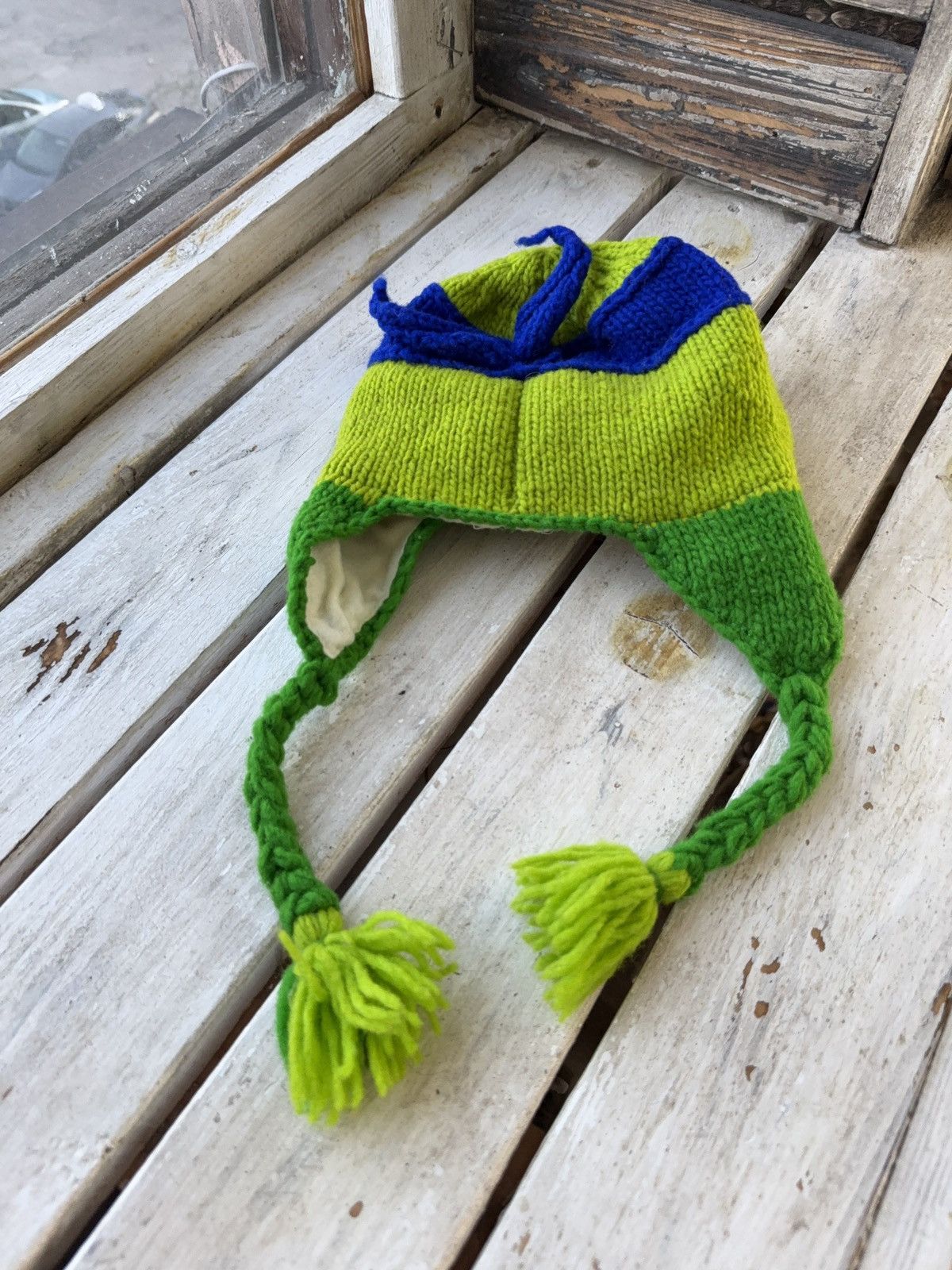 Vintage Vintage 90s Mutant Ninja Turtles trapper hat Donatello adult Size ONE SIZE - 4 Thumbnail