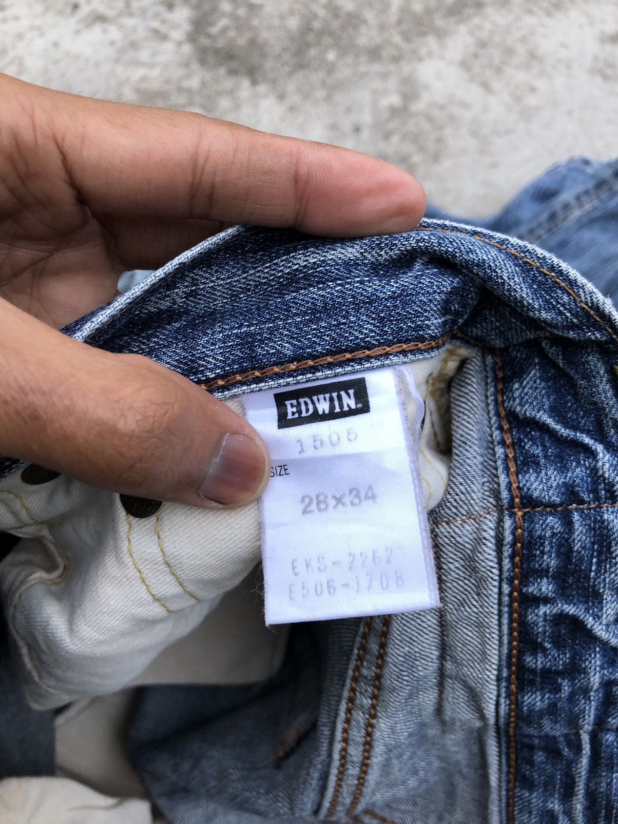 Edwin WIDE LEG SELVEDGE JEANS BY EDWIN Size US 28 / EU 44 - 2 Thumbnail