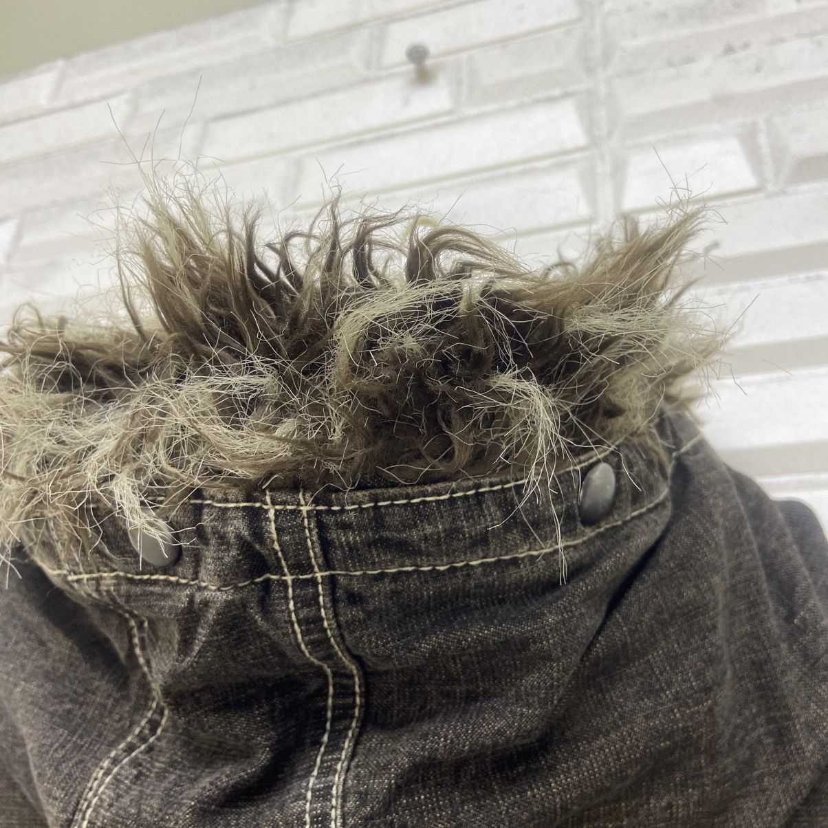 Japanese Brand Japanese Brand Allix Design Wear Denim Faux Fur Heavy Parka Size US M / EU 48-50 / 2 - 17 Thumbnail