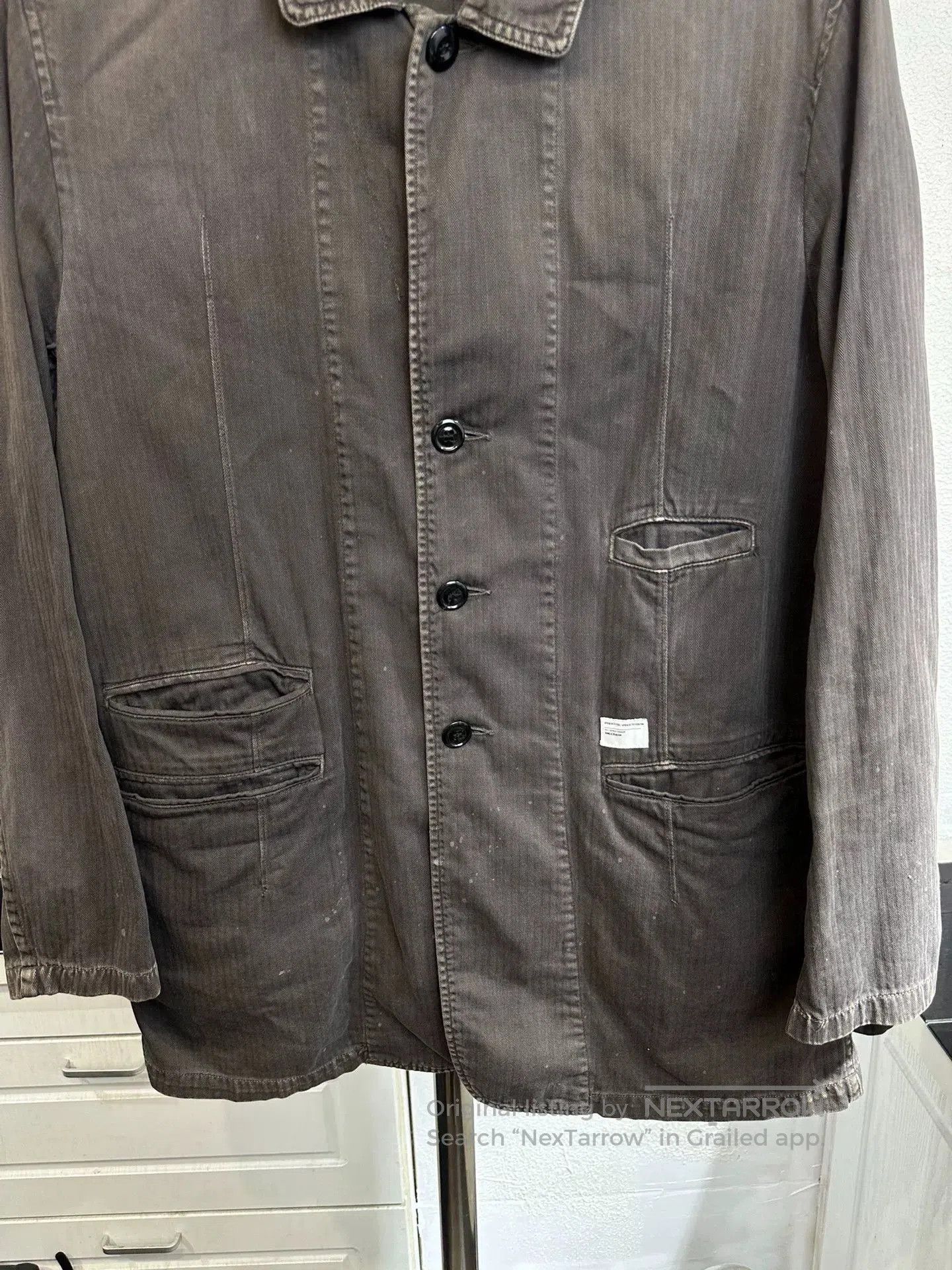 Comme des Garcons Homme Plus undercover water-washed worker jacket. Size US M / EU 48-50 / 2 - 3 Thumbnail