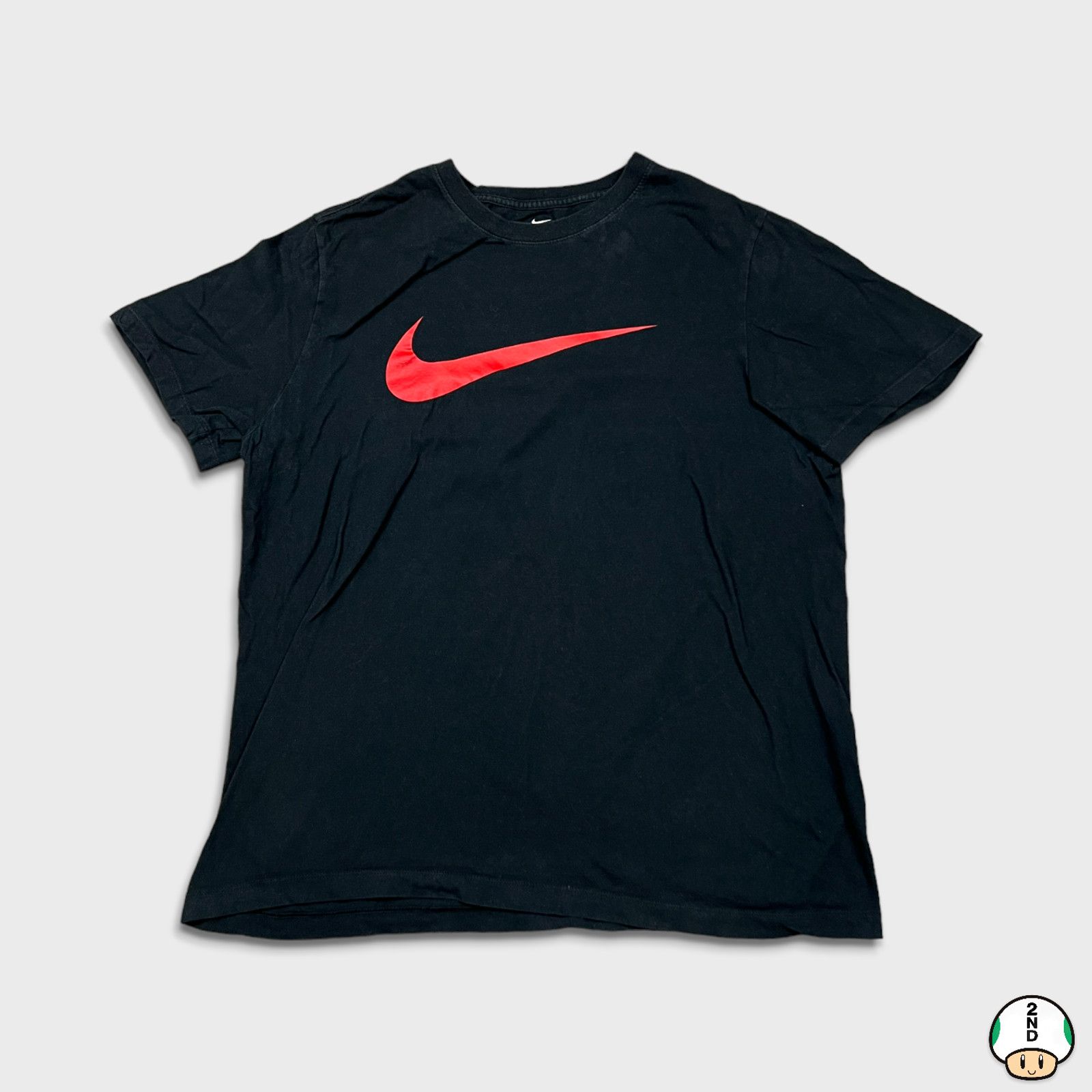 Nike × Vintage Nike Sportswear T Shirt Large Big Swoosh Short Sleeve Tee Size US L / EU 52-54 / 3 - 1 Thumbnail
