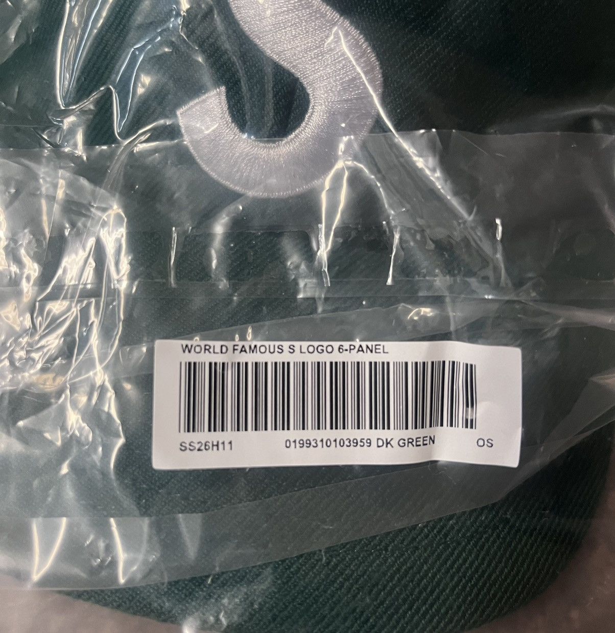 Supreme Supreme World Famous S Logo 6 Panel Hat Size ONE SIZE - 5 Thumbnail