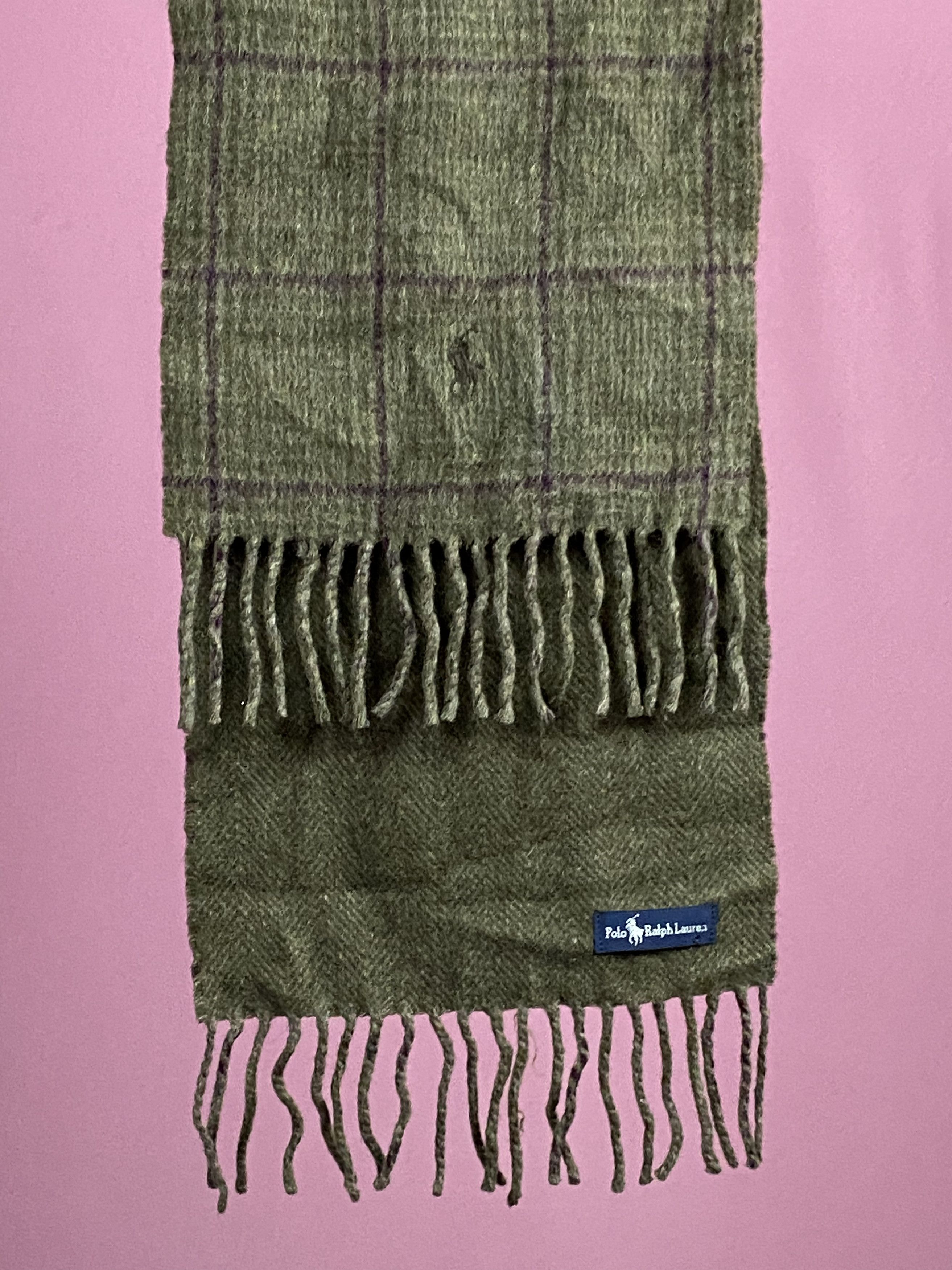 Polo Ralph Lauren × Ralph Lauren × Vintage Polo Ralph Lauren Vintage Plaid Scarf - 180x25cm Size ONE SIZE - 3 Thumbnail