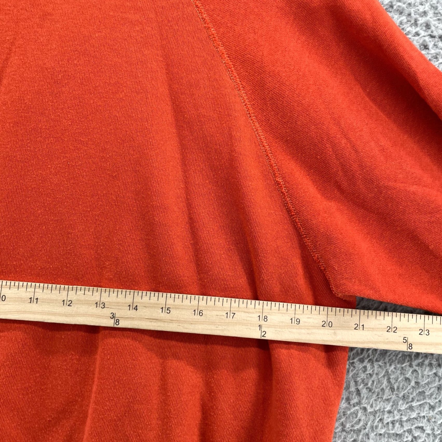 Vintage VINTAGE Wolf & Sons Sweatshirt Large Orange Peter Collar Preppy Travel Academia Mens Size US L / EU 52-54 / 3 - 7 Thumbnail