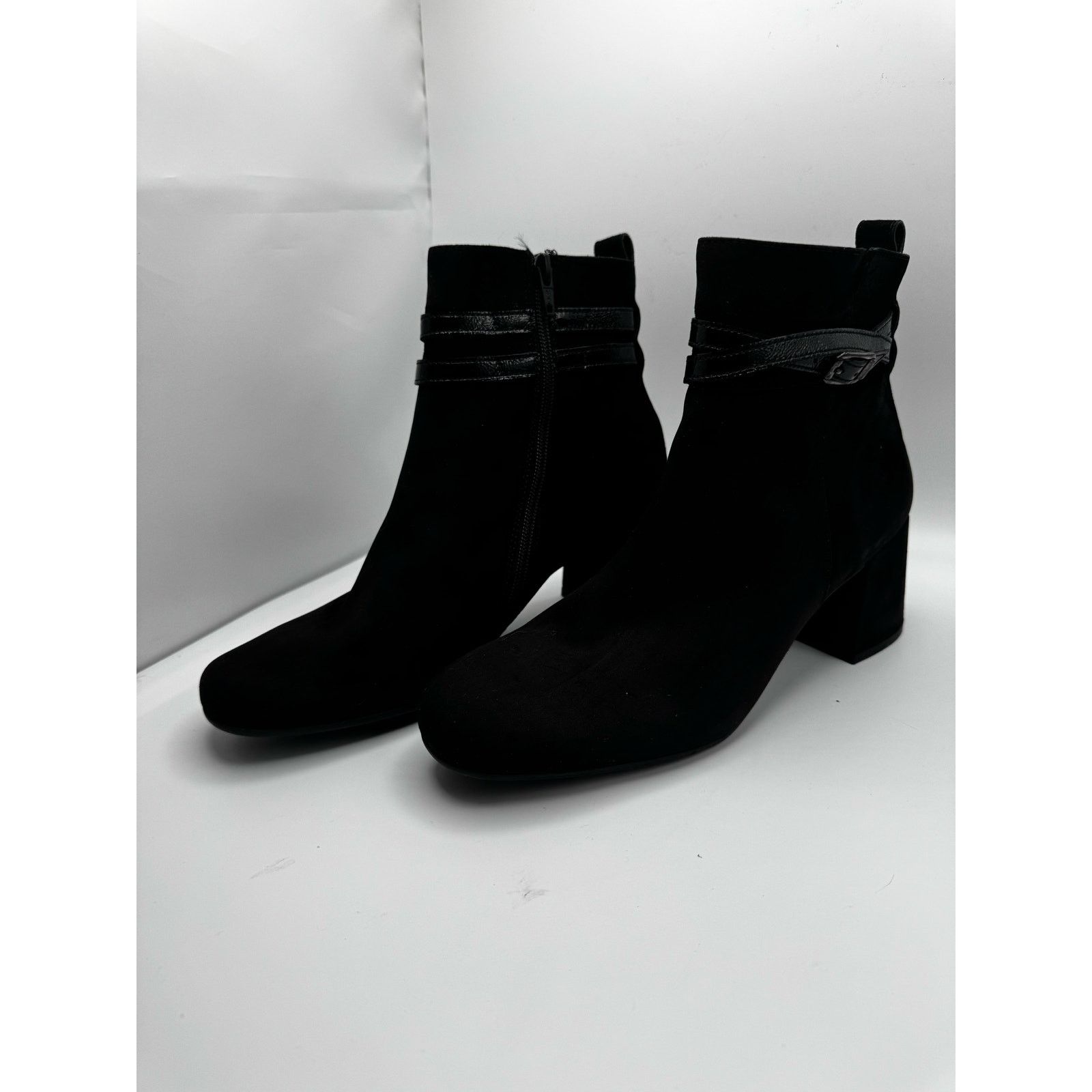 Other Paul Green Sydney Buckle Bootie In Black Suede Combo AU6.5 Size US 9 / IT 39 - 6 Thumbnail