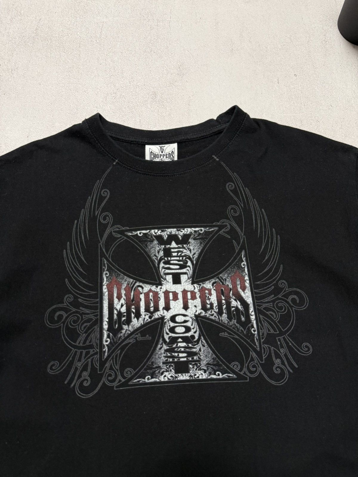 Vintage × West Coast Choppers Vintage West Coast Choppers T Shirt Tee Big Logo Baggy 90s Size US M / EU 48-50 / 2 - 3 Thumbnail