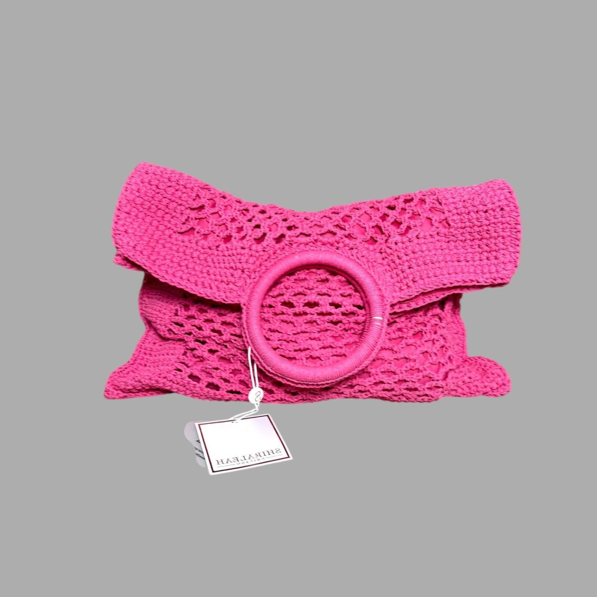 Other Shiraleah Jezabelle Pink Crocheted Large Handbag Size ONE SIZE - 2 Thumbnail