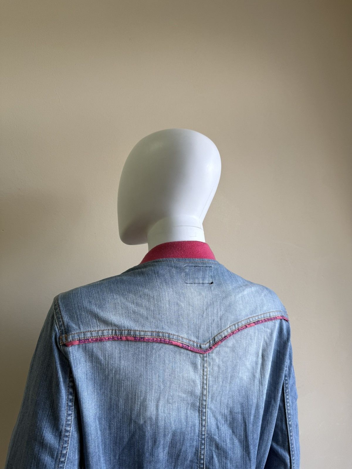 Dolce & Gabbana Vintage Dolce Gabbana Blue/Pink Denim Jacket Size 28/42 Size M / US 6-8 / IT 42-44 - 9 Thumbnail