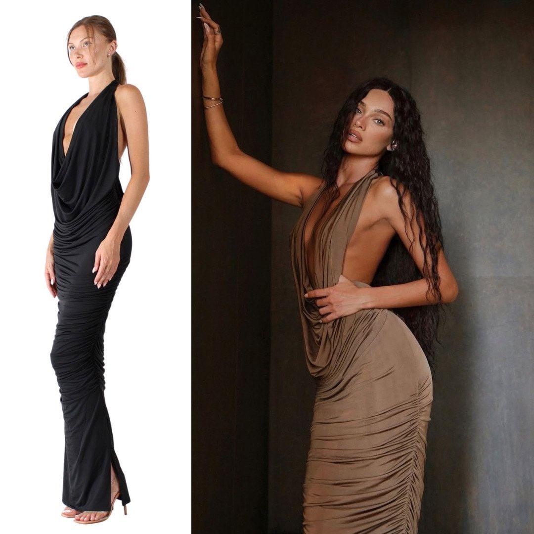 Other Mother of All | NWT Ruby Maxi Dress Black Slinky Gown M Size M / US 6-8 / IT 42-44 - 2 Thumbnail