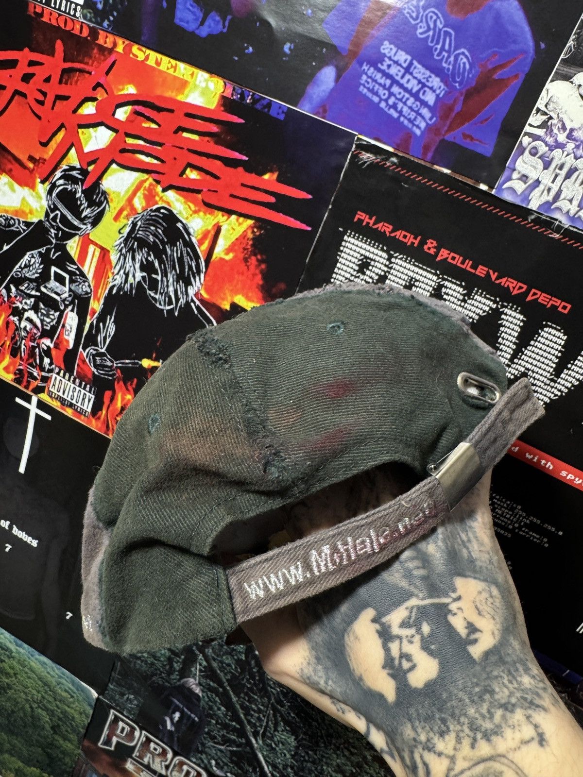 Other Custom Punk Pentagram Cap Size ONE SIZE - 2 Thumbnail