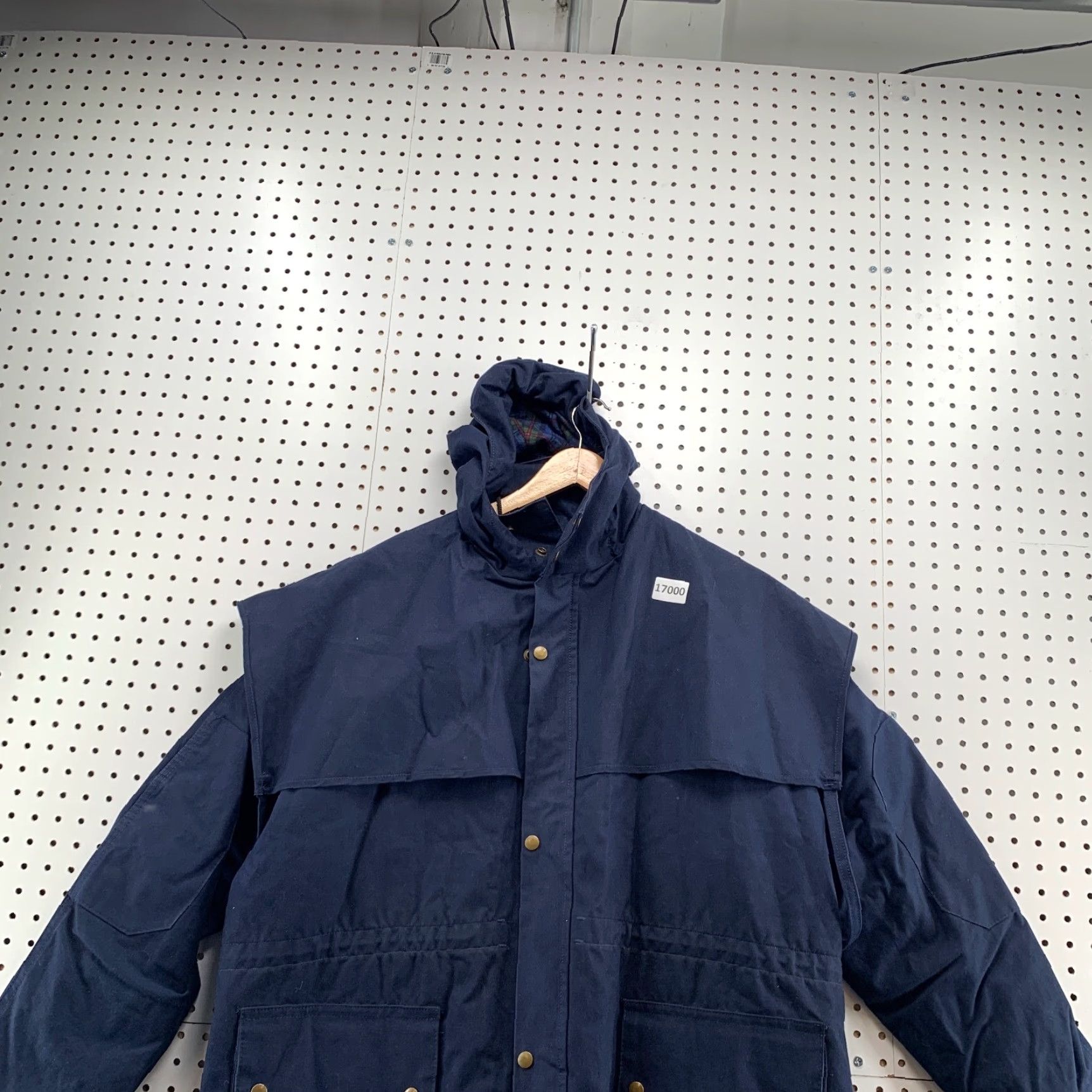 Vintage VINTAGE Australian Stockman Outfitters Hooded Coat Parka Mens L Blue Casual Winter Size US L / EU 52-54 / 3 - 6 Thumbnail