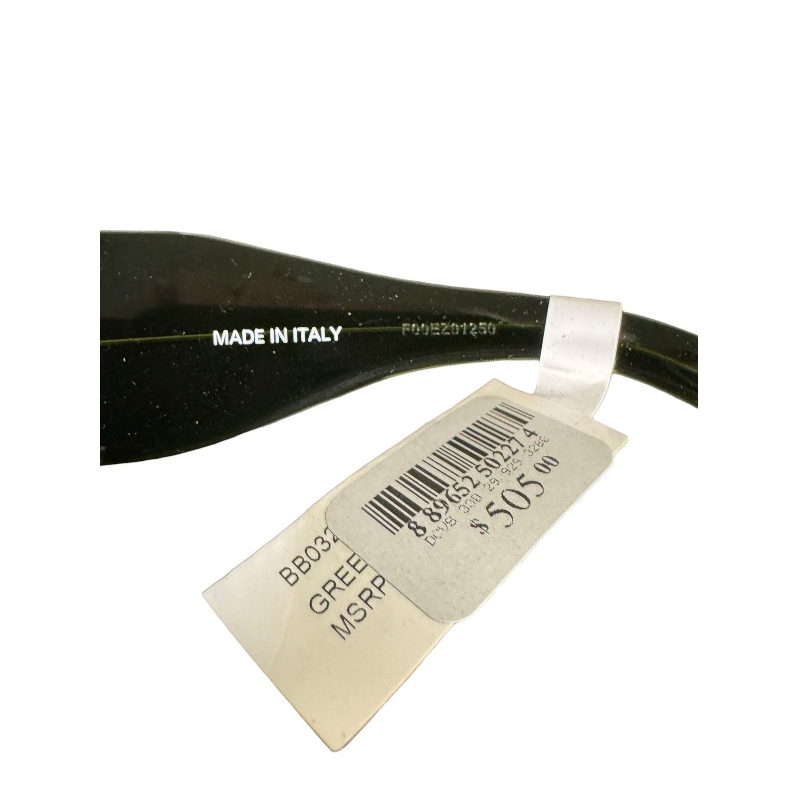 Balenciaga Balenciaga NWT Paper 56MM Rectangular Sunglasses in Green Size ONE SIZE - 10 Thumbnail
