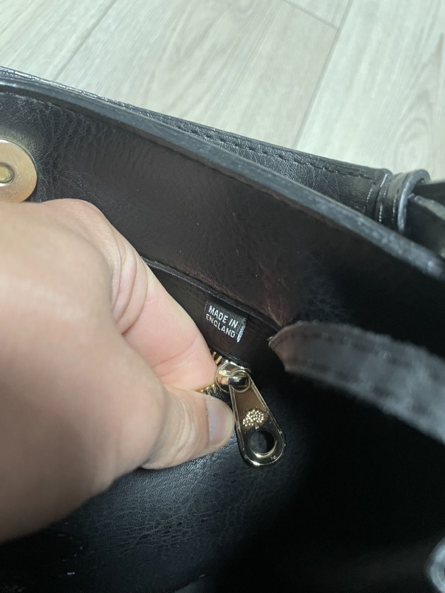 Designer × Mulberry Vintage Mulberry Leather shoulder hand bag With Zip Pouch Size ONE SIZE - 21 Thumbnail