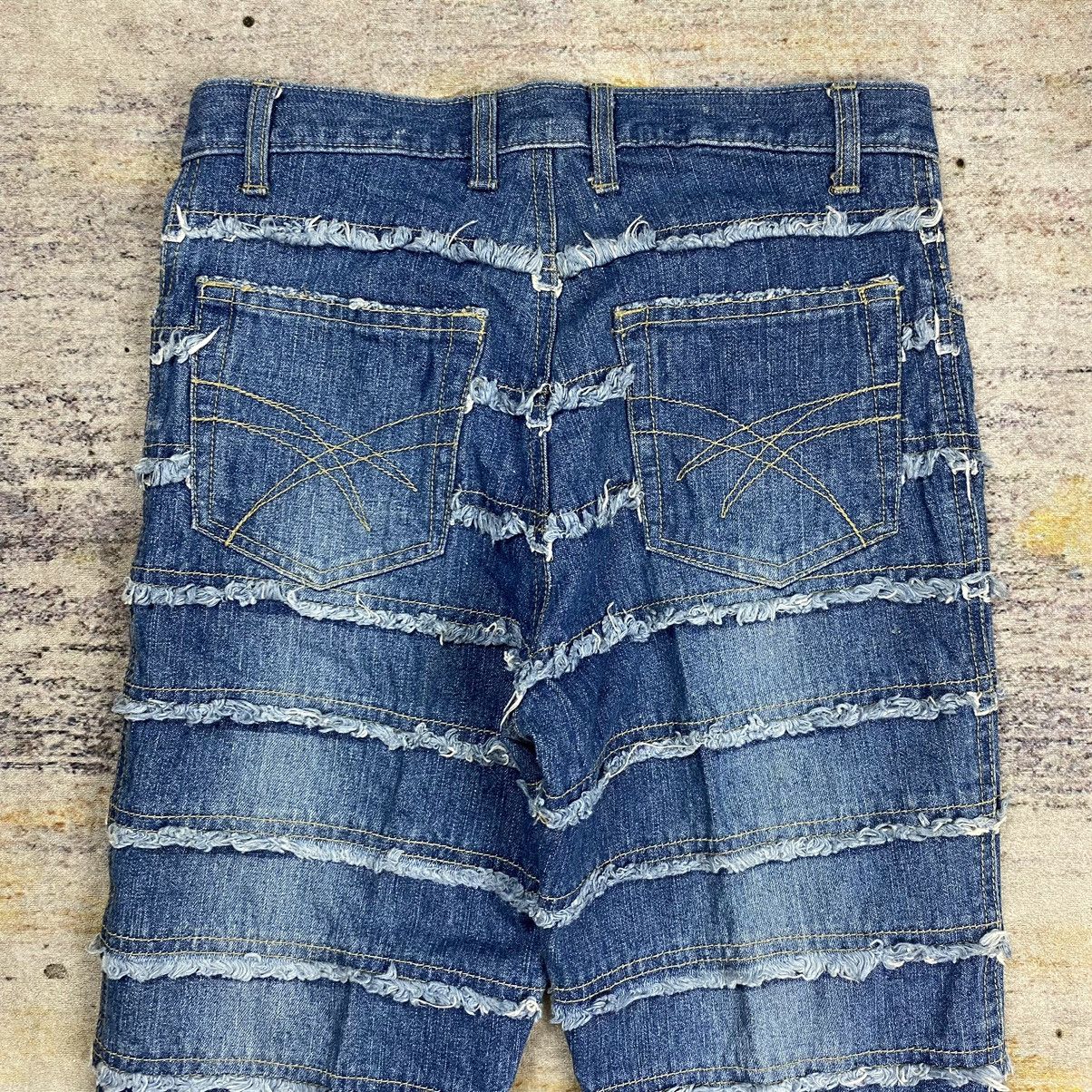 Hysteric Glamour × Japanese Brand F.t.s Company Hagi patchwork flared denim pants Size US 27 - 4 Thumbnail