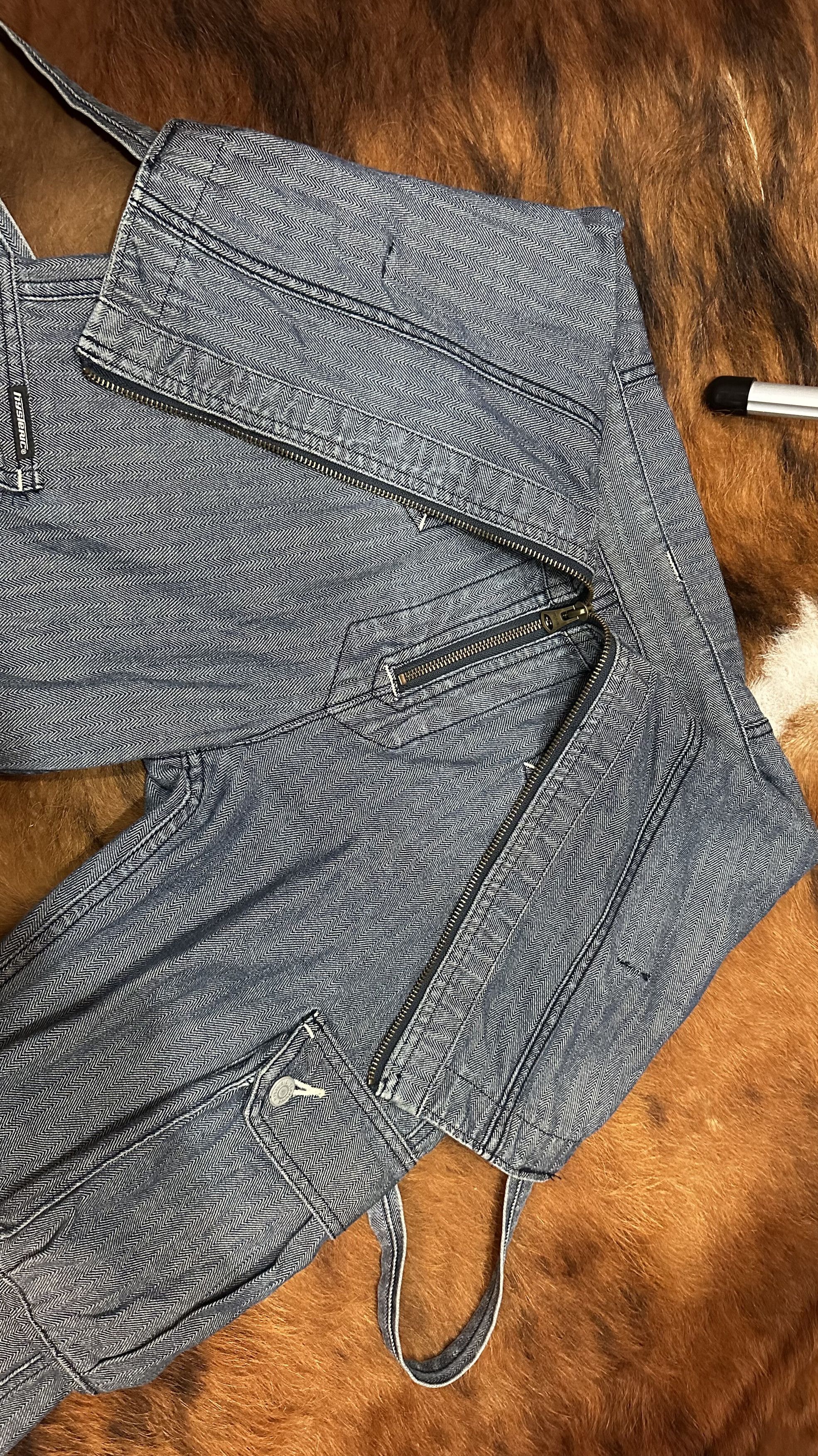 Hysteric Glamour Hysteric Glamour Denim Suspender Overall Cargo Pants Size US 30 / EU 46 - 4 Thumbnail