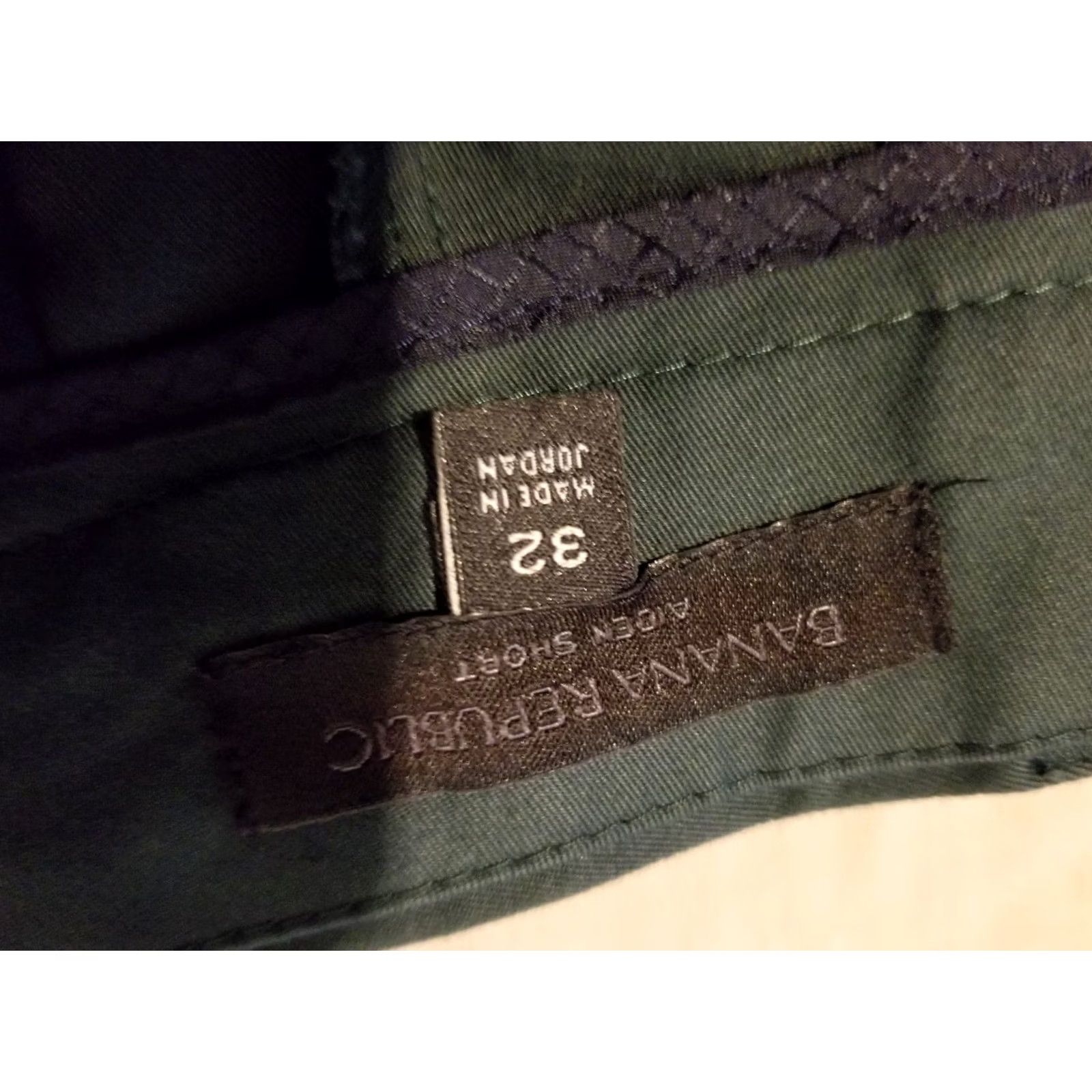 Banana Republic Mens Banana Republic Performance Shorts 32 Green Khaki Chino Stretch Size US 32 / EU 48 - 3 Thumbnail