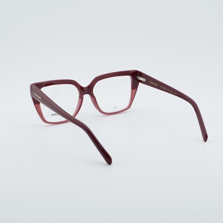 Salvatore Ferragamo Salvatore Ferragamo SF2971 601 Eyeglasses Red 53mm Cat Eye Size ONE SIZE - 4 Thumbnail