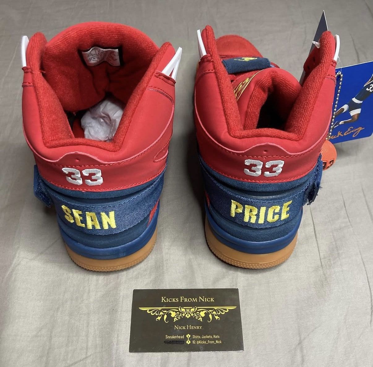 Ewing Athletics Ewing Concept x Sean Price (1/72 Pairs Made) Size 9.5 Size US 9.5 / EU 42-43 - 4 Thumbnail