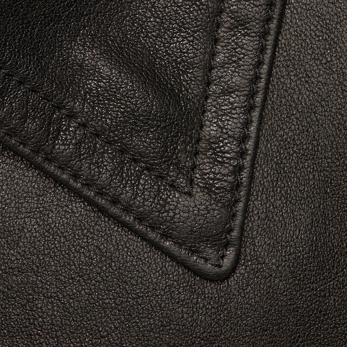 Gucci oc11z1025 Leather Bomber Jacket in Black Size US L / EU 52-54 / 3 - 5 Thumbnail