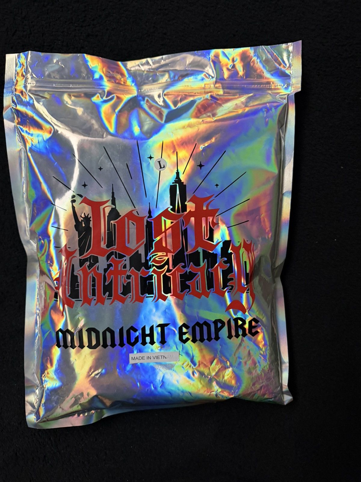 LOST INTRICACY Lost Intricacy “Blue Retribution” Large Size US L / EU 52-54 / 3 - 6 Thumbnail