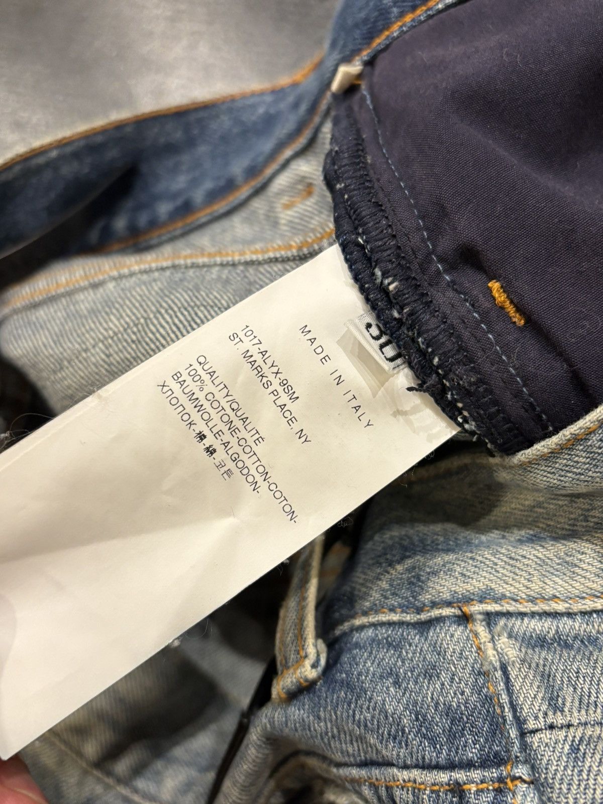 1017 ALYX 9SM 1017 Alyx 9sm X Blackmeans Salvaged Denim Jeans Size US 30 / EU 46 - 4 Thumbnail