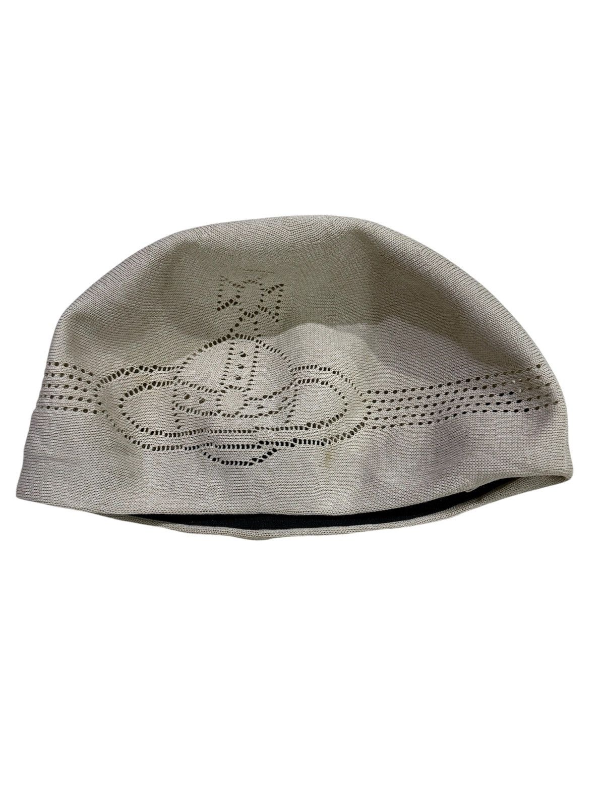 Vivienne Westwood Vintage Vivienne Westwood big logo beret hat Size ONE SIZE - 2 Thumbnail