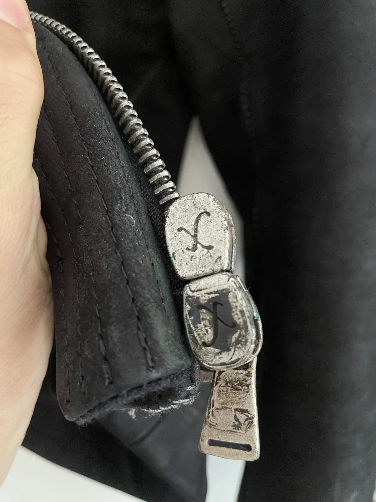 10sei0otto 10sei0otto Scar Stitch Cow Leather Avant-Garde Jacket Size XS / US 0-2 / IT 36-38 - 10 Thumbnail