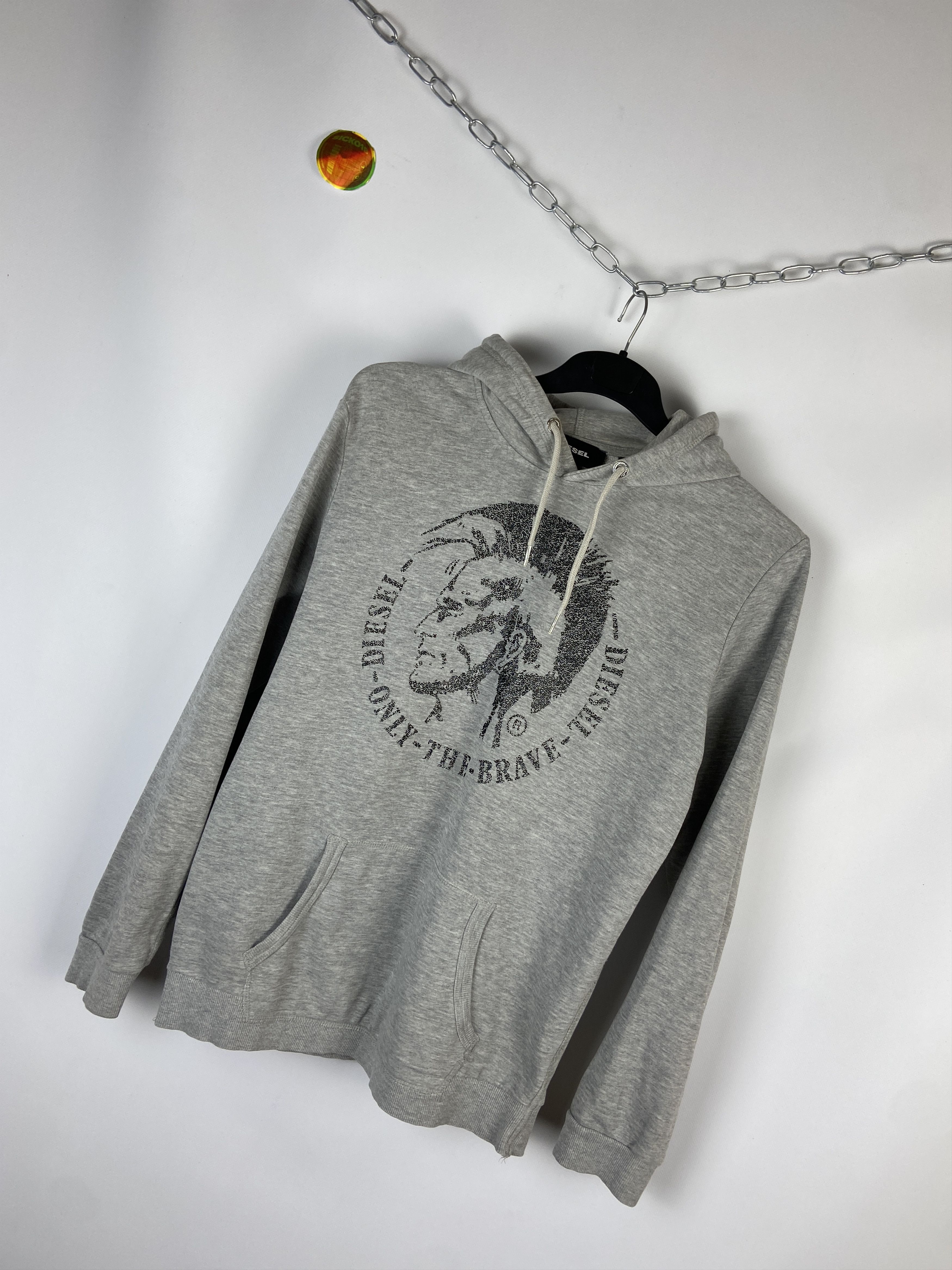 Diesel Vintage Diesel Hoodie Y2k Size US XL / EU 56 / 4 - 2 Thumbnail