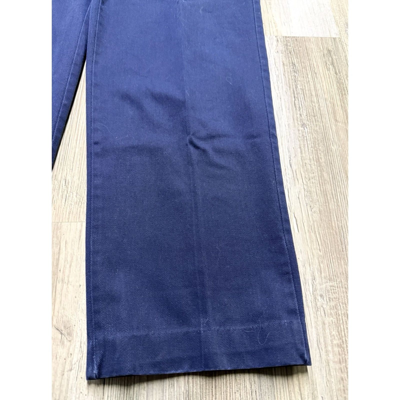 Red Kap Vintage Red Kap Navy Blue Work Pants Jeans Chino Style 34 Mens 34x32 Workwear Bagged Size US 34 / EU 50 - 3 Thumbnail