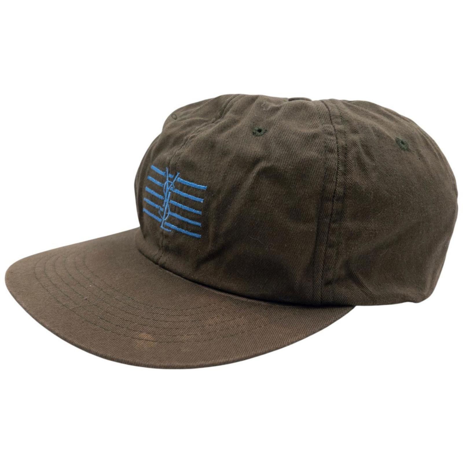 Yves Saint Laurent Vintage YSL Yves Saint Laurent Embroidered Hat Size ONE SIZE - 1 Thumbnail