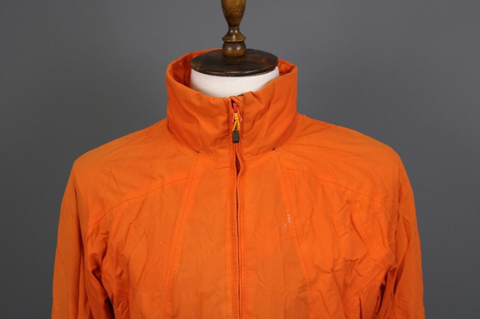 Nicole Miller Millet Orange Lightweight High Neck Track Jacket Size L Size US L / EU 52-54 / 3 - 2 Thumbnail