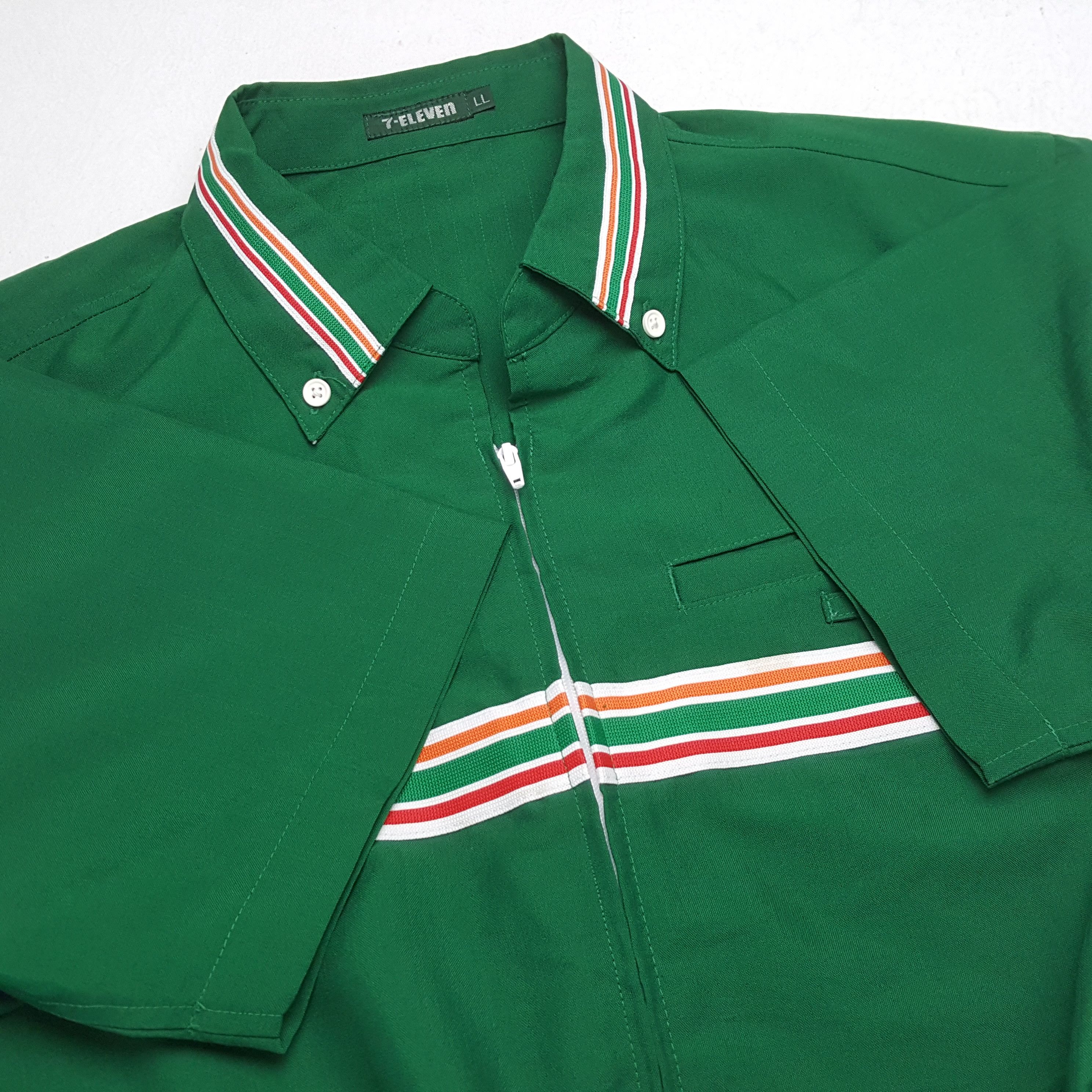 Japanese Brand × Vintage Vintage 7-ELEVEn Japanese Workers Uniform Shirt Jacket Size US L / EU 52-54 / 3 - 7 Thumbnail