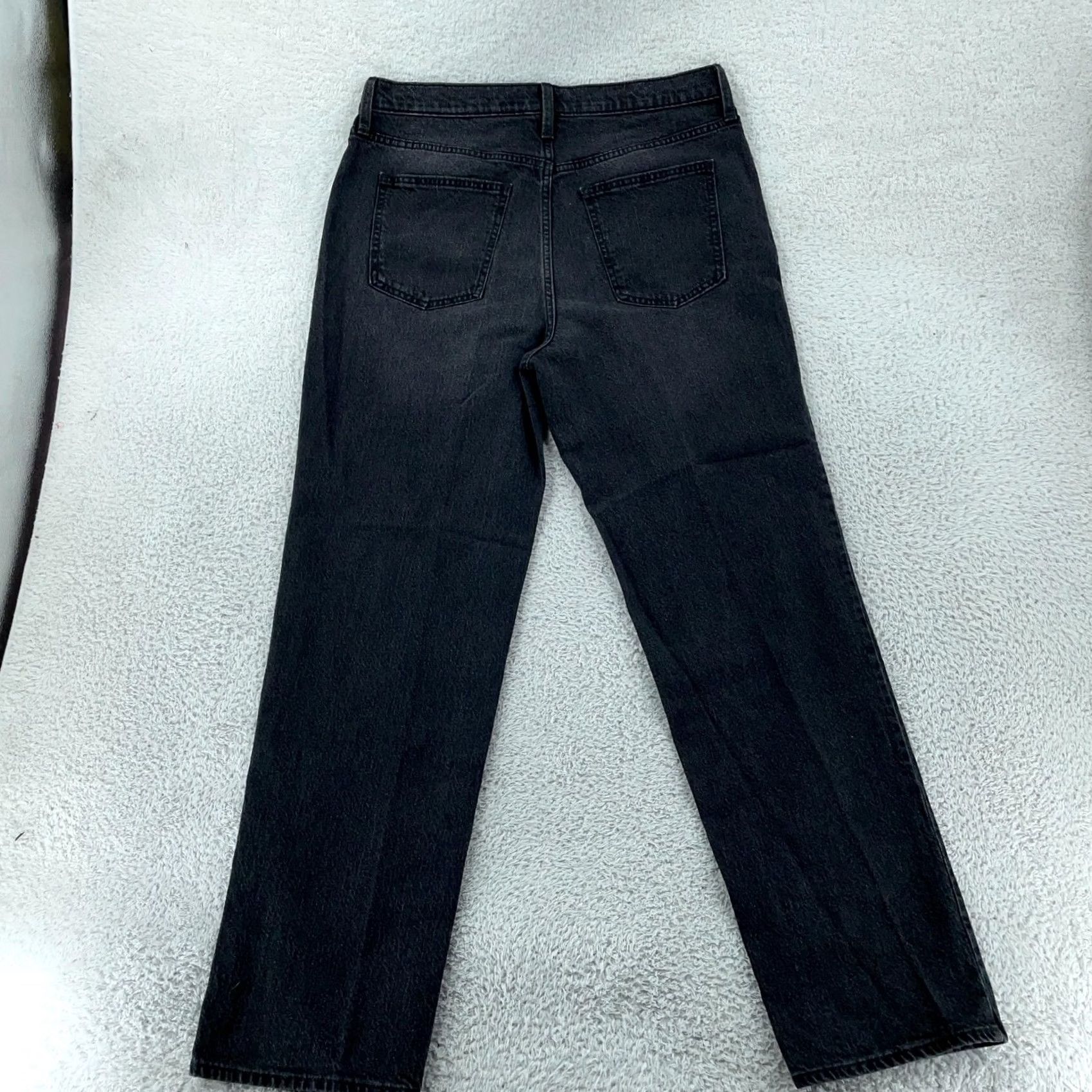 Vintage VINTAGE Universal Thread High Rise 90s Straight Jeans Womens 14R Washed Black 36x31 Mens Womens Size 36" / US 14 / IT 50 - 4 Thumbnail