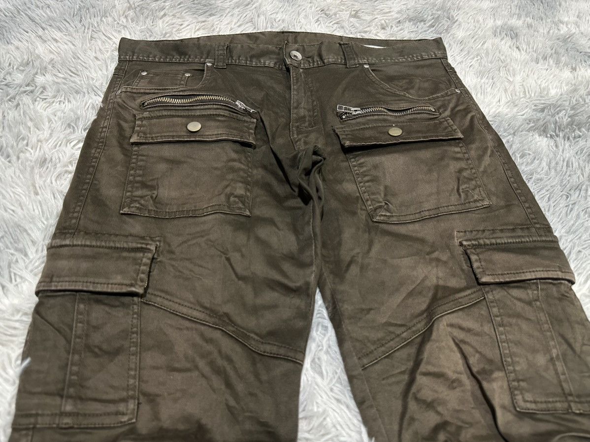 semanticdesign 🔥Sick Y2K Semantic Design Multi Pockets Cargo Pants Zipper Size US 34 / EU 50 - 3 Thumbnail