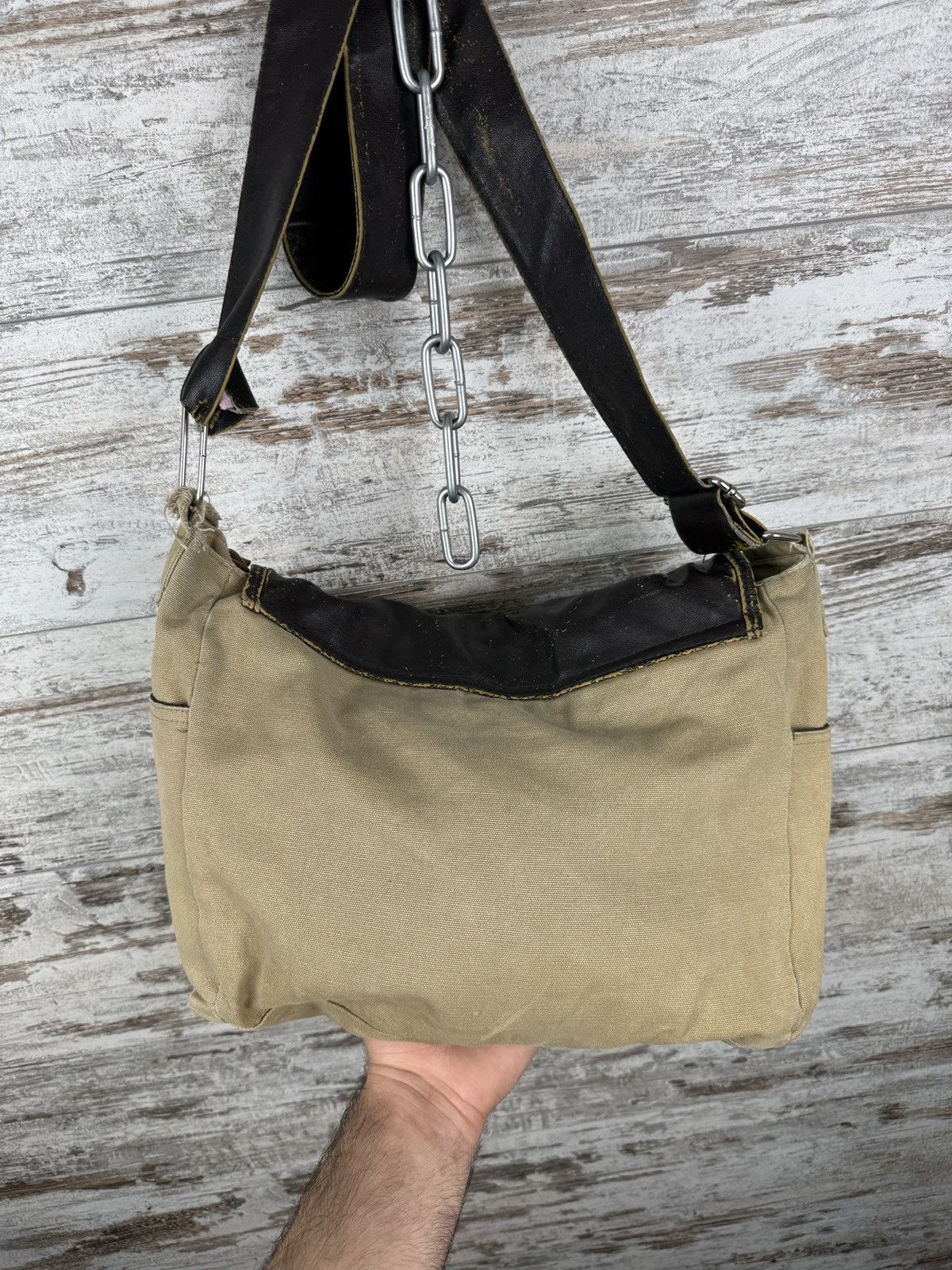 Vintage Mens Vintage The Beatles Leather archive 2005 bag rare rock Size ONE SIZE - 9 Thumbnail