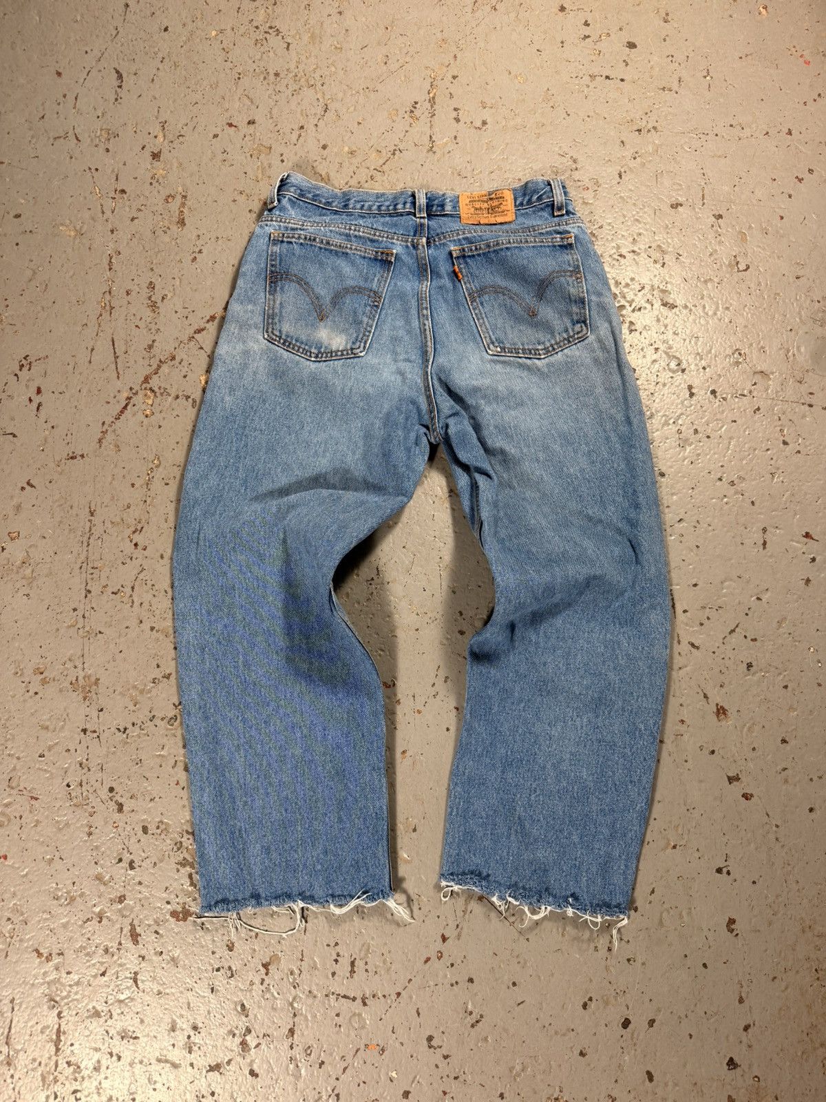 Levi's Vintage Classic Cropped Orange Tag Levi Denim Pants Size US 30 / EU 46 - 1 Thumbnail