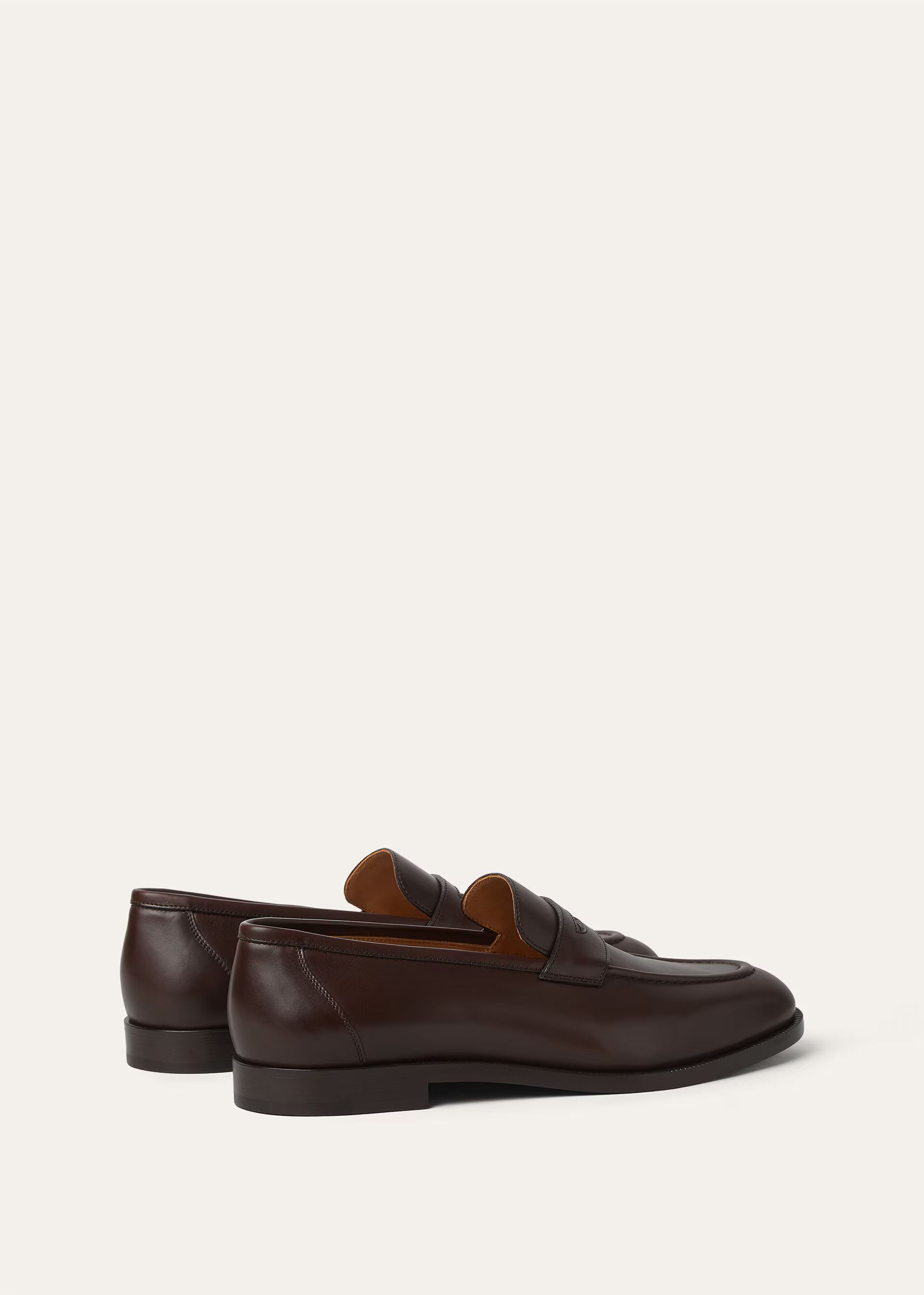 Loro Piana os11x0326 FAP5428 Sergio Loafers in French Coffee Size US 10 / IT 40 - 4 Thumbnail