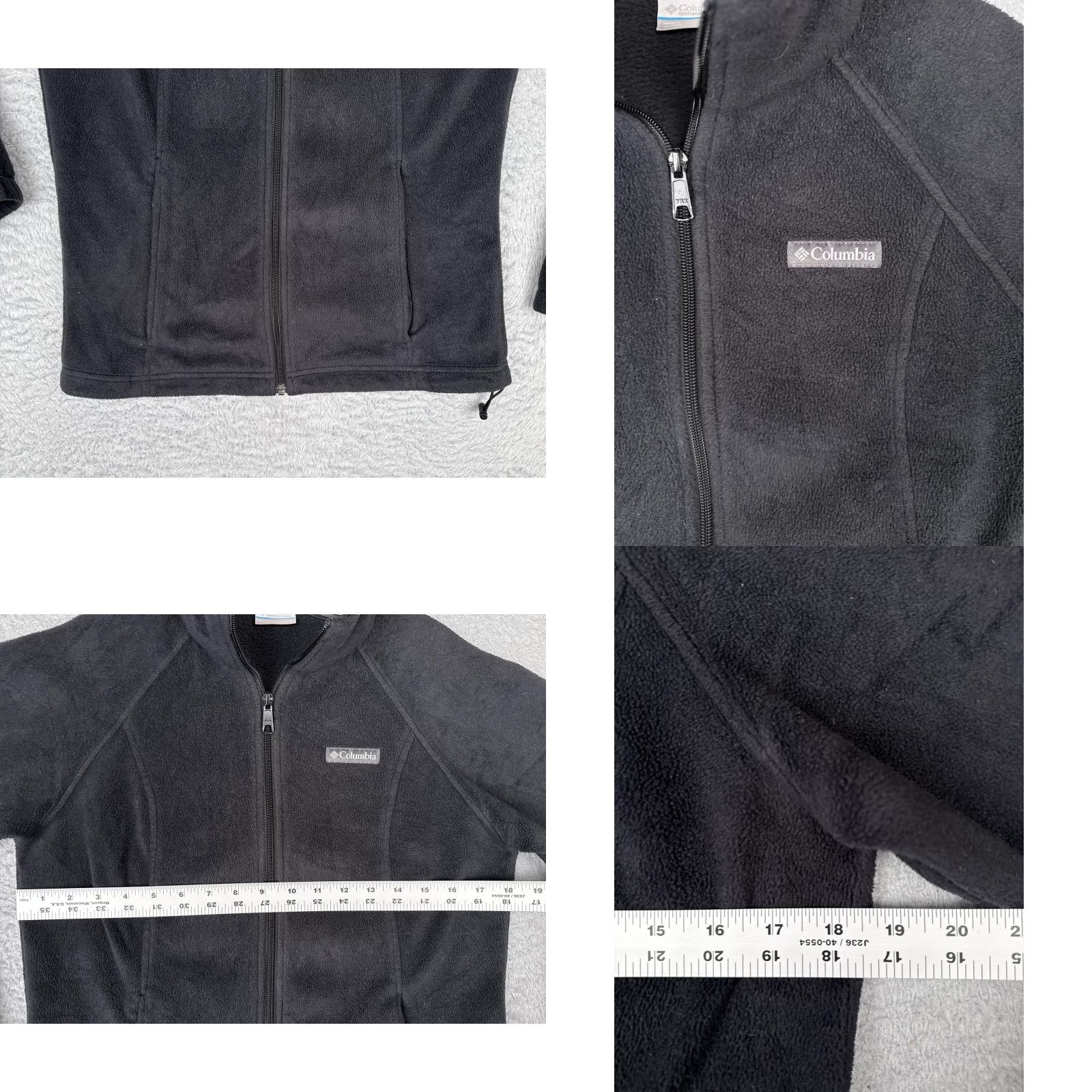 Vintage Columbia Fleece Jacket Womens Small Black Full Zip Outdoor Hiking Warm Size S / US 4 / IT 40 - 8 Thumbnail